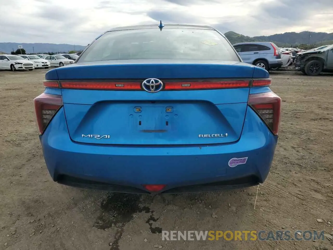 6 Photograph of a damaged car JTDBVRBD0KA005923 TOYOTA MIRAI 2019
