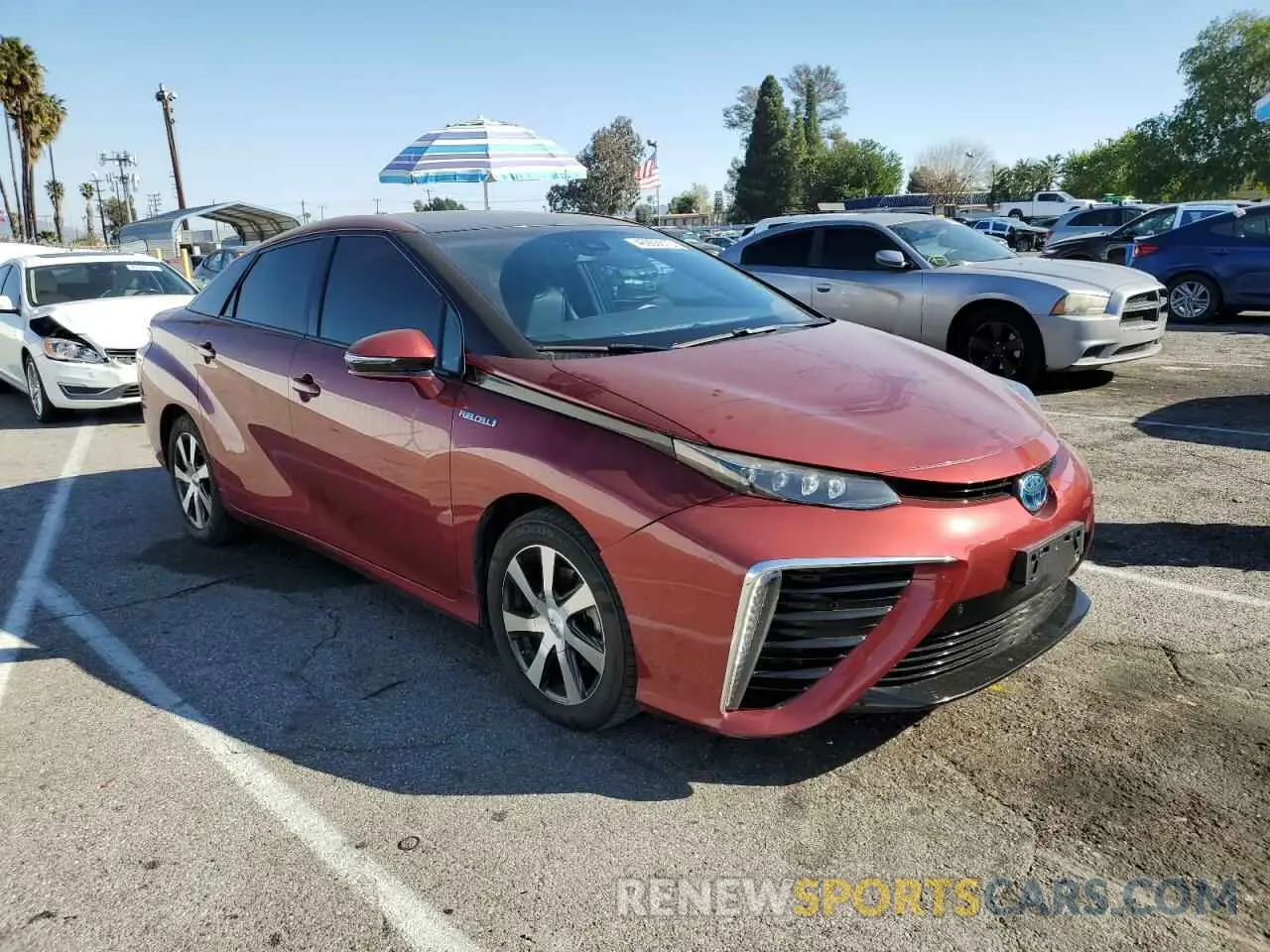 4 Photograph of a damaged car JTDBVRBD0KA006313 TOYOTA MIRAI 2019