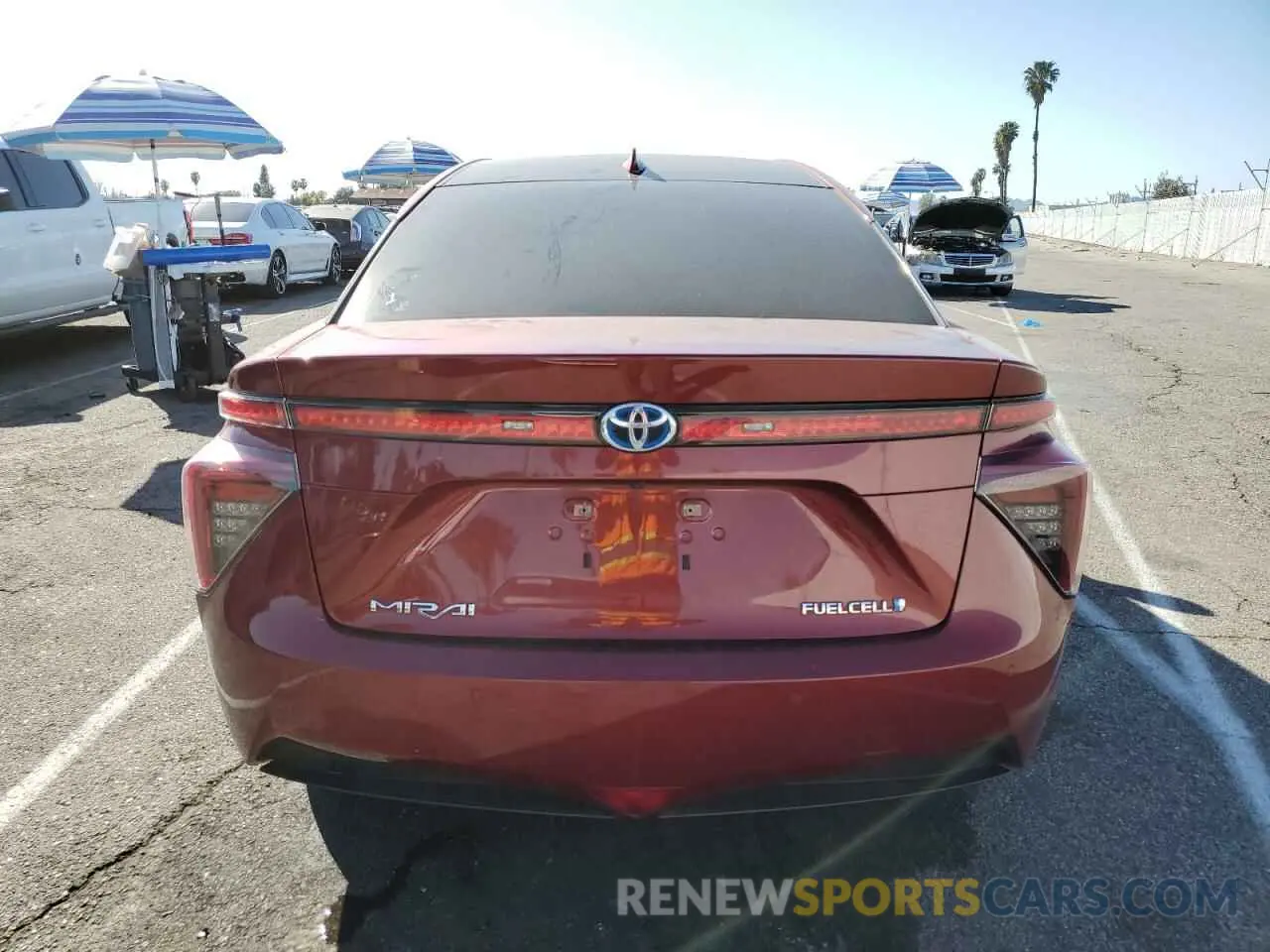6 Photograph of a damaged car JTDBVRBD0KA006313 TOYOTA MIRAI 2019