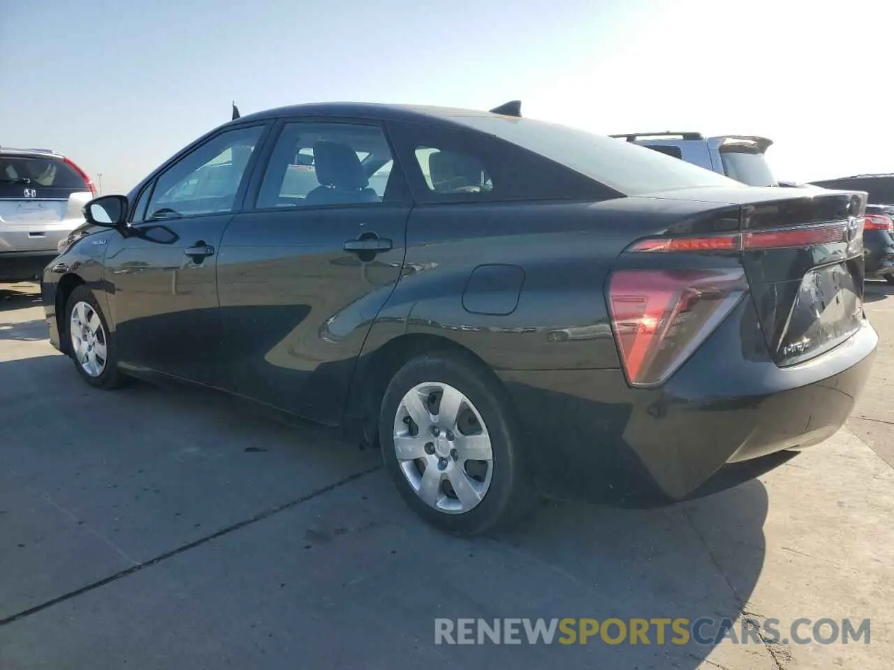 2 Photograph of a damaged car JTDBVRBD0KA006439 TOYOTA MIRAI 2019