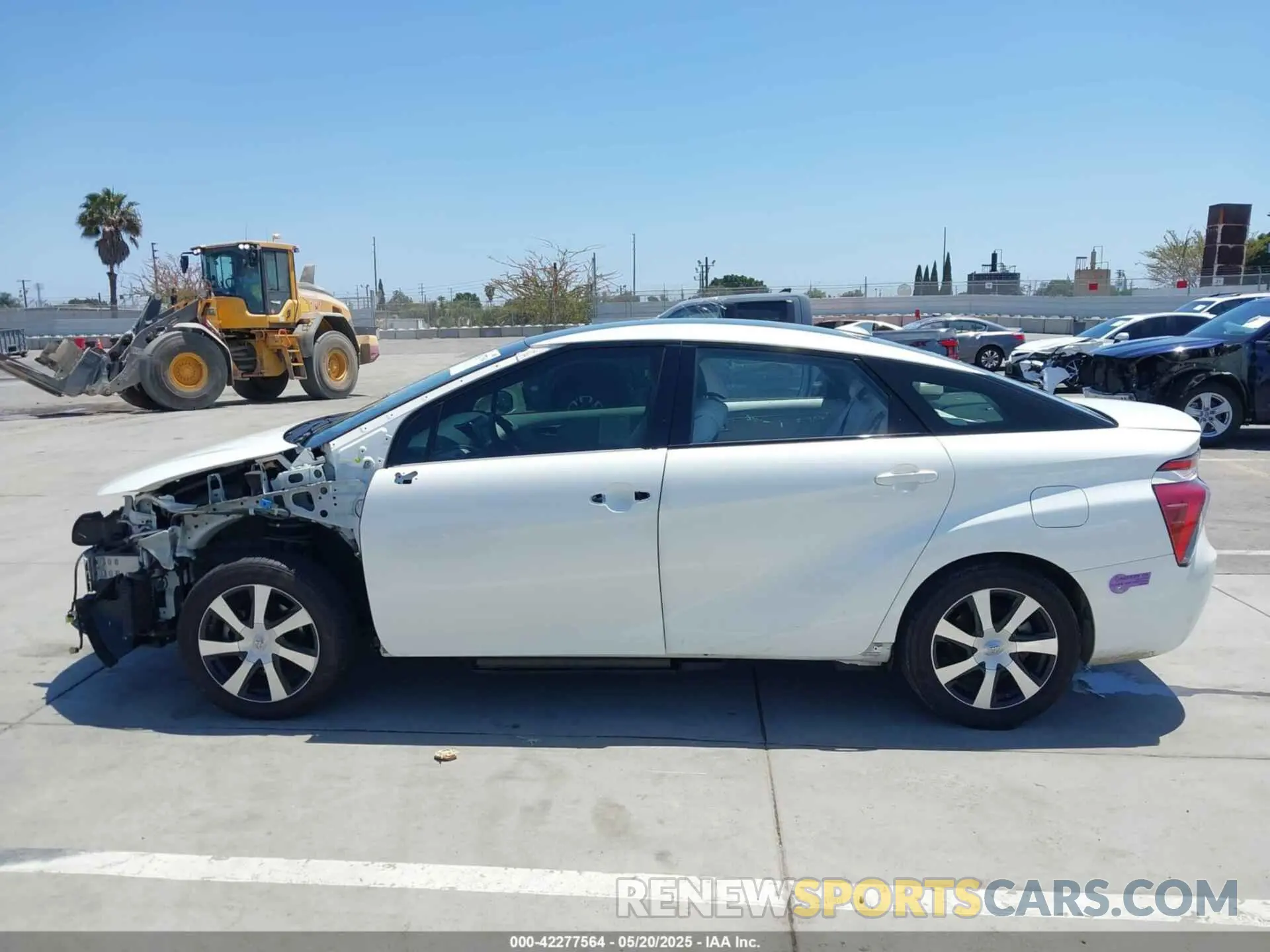 15 Photograph of a damaged car JTDBVRBD2KA007074 TOYOTA MIRAI 2019