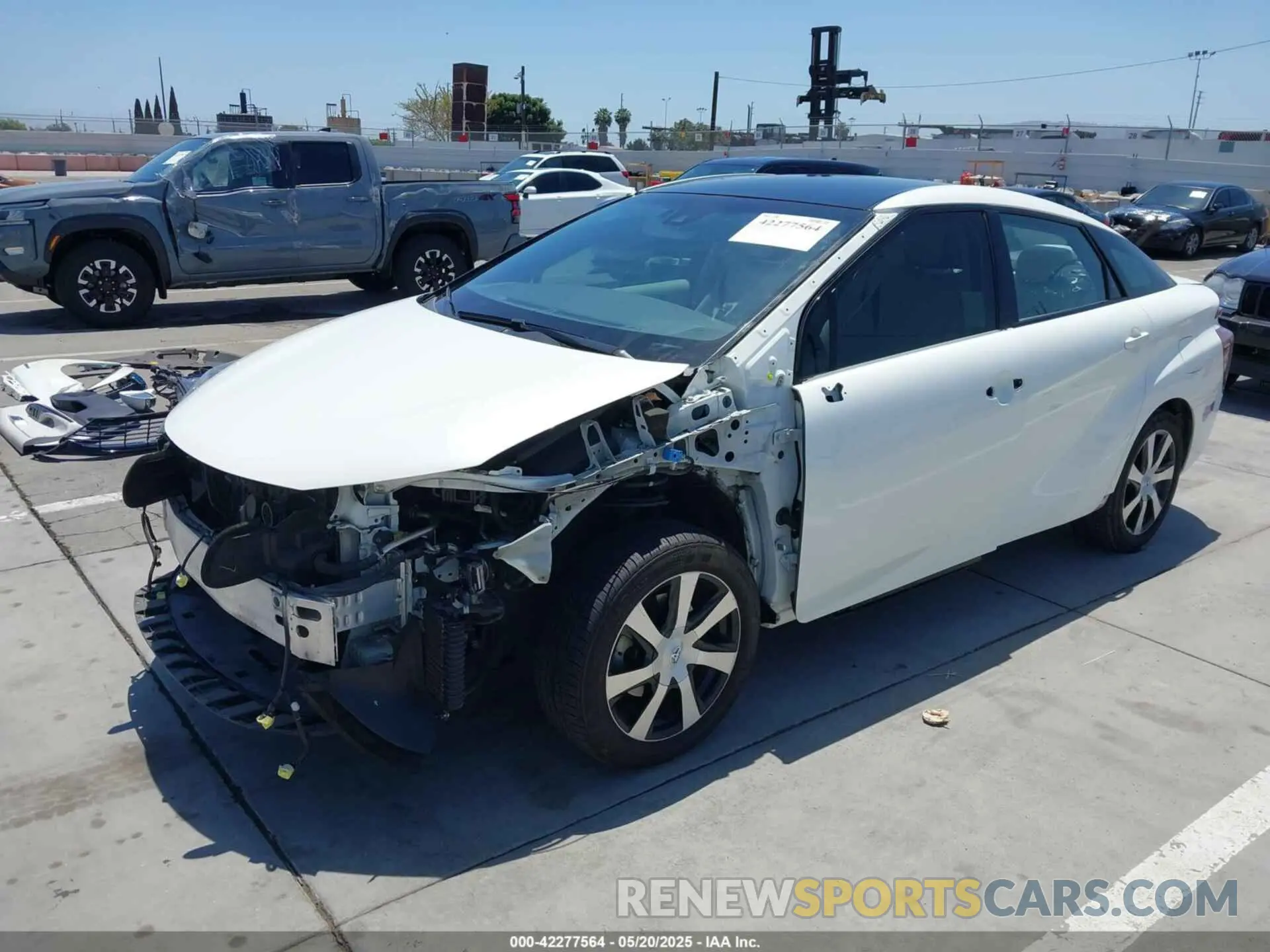 2 Photograph of a damaged car JTDBVRBD2KA007074 TOYOTA MIRAI 2019