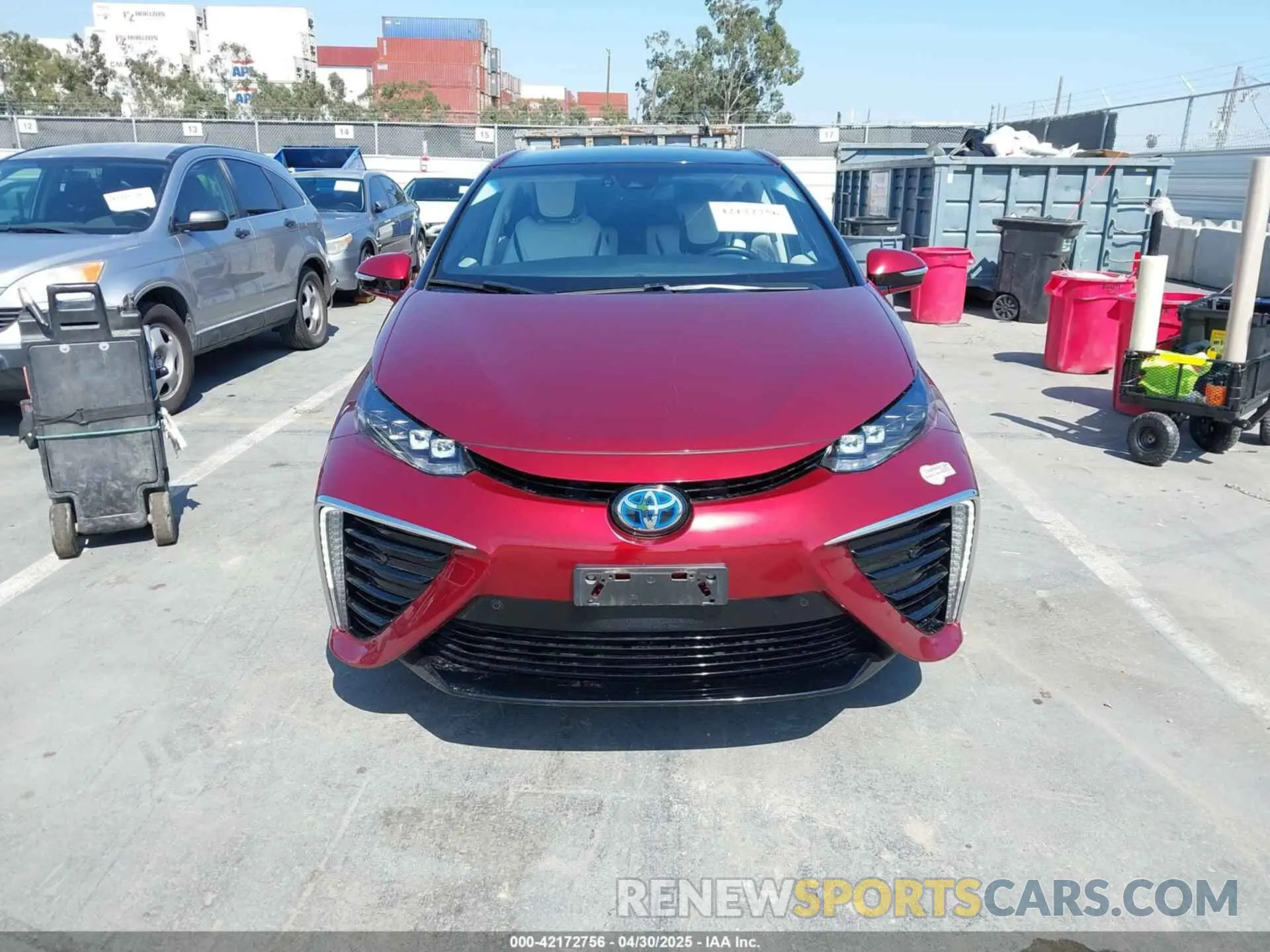 12 Photograph of a damaged car JTDBVRBD3KA007083 TOYOTA MIRAI 2019