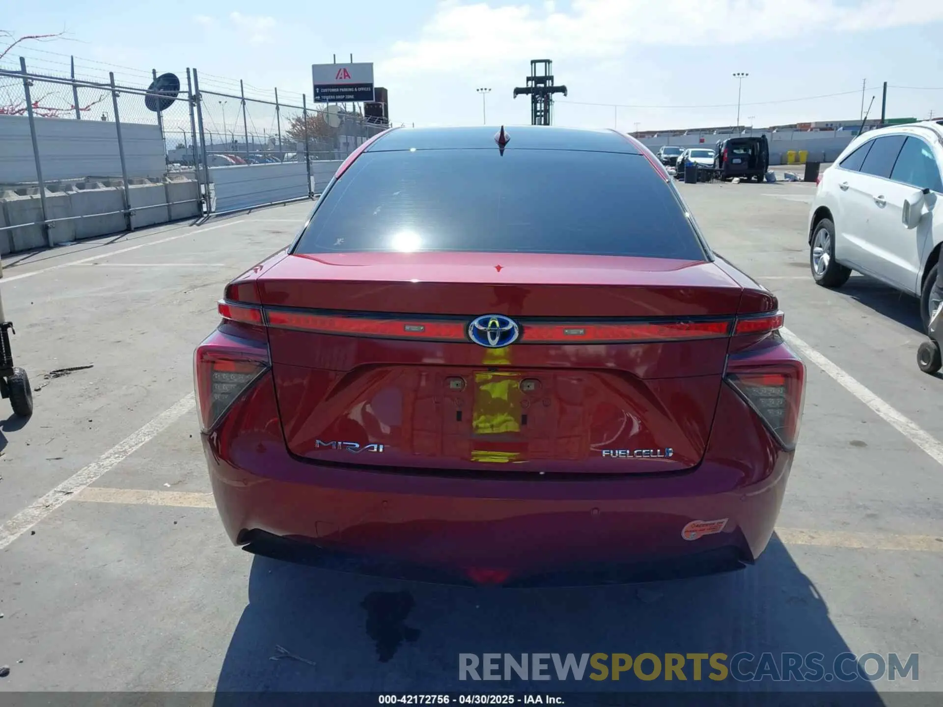 16 Photograph of a damaged car JTDBVRBD3KA007083 TOYOTA MIRAI 2019