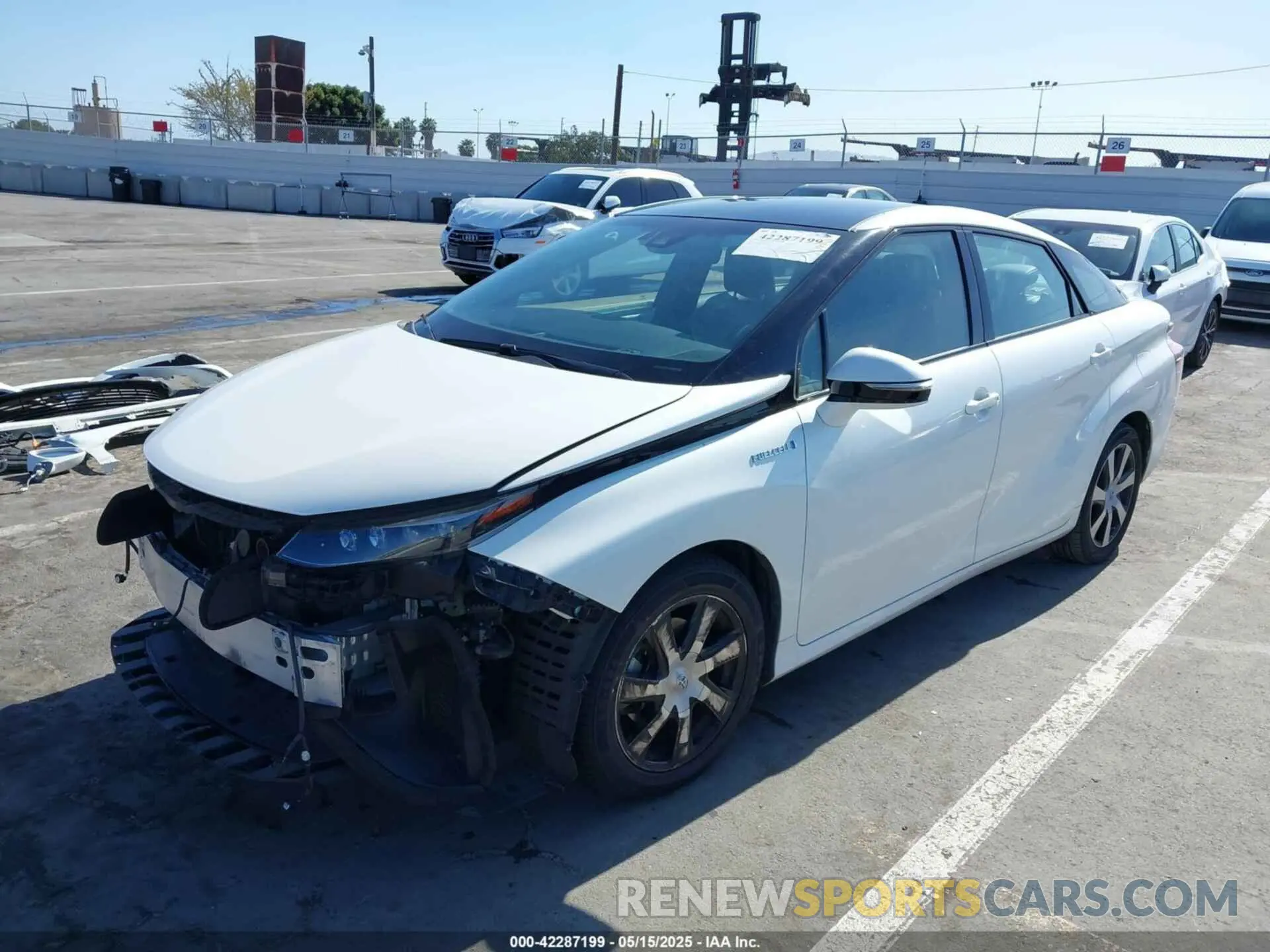 2 Photograph of a damaged car JTDBVRBD4KA006749 TOYOTA MIRAI 2019