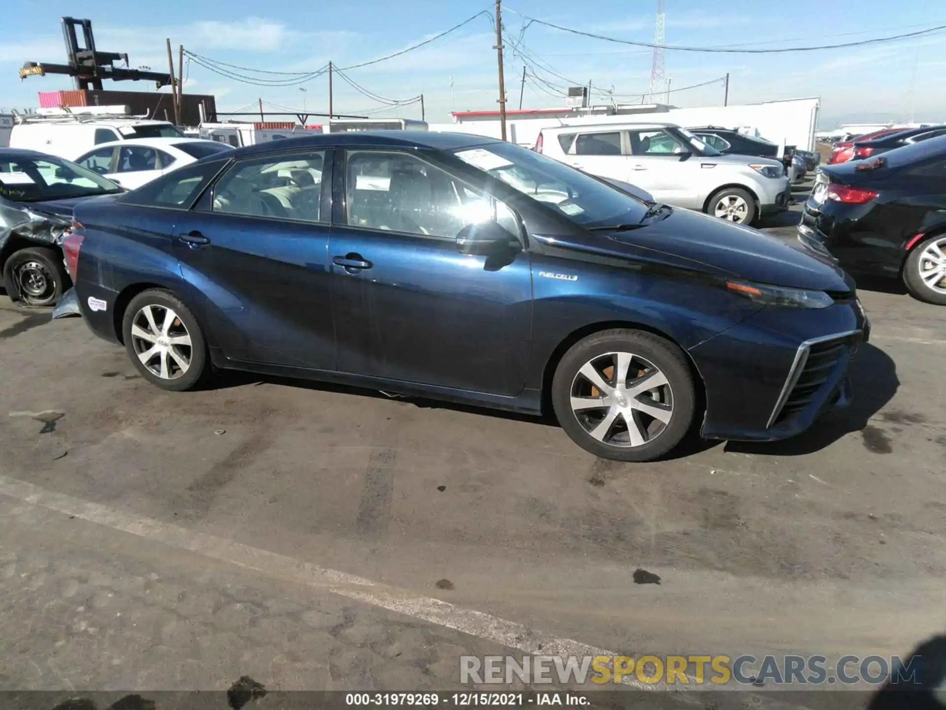 1 Photograph of a damaged car JTDBVRBD5KA005612 TOYOTA MIRAI 2019