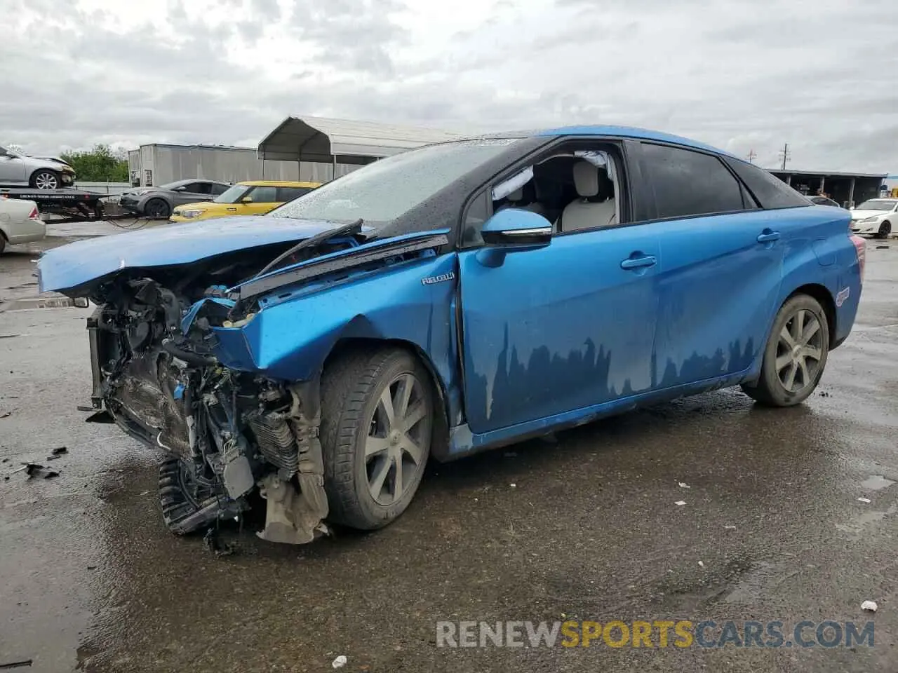 1 Photograph of a damaged car JTDBVRBD5KA005982 TOYOTA MIRAI 2019
