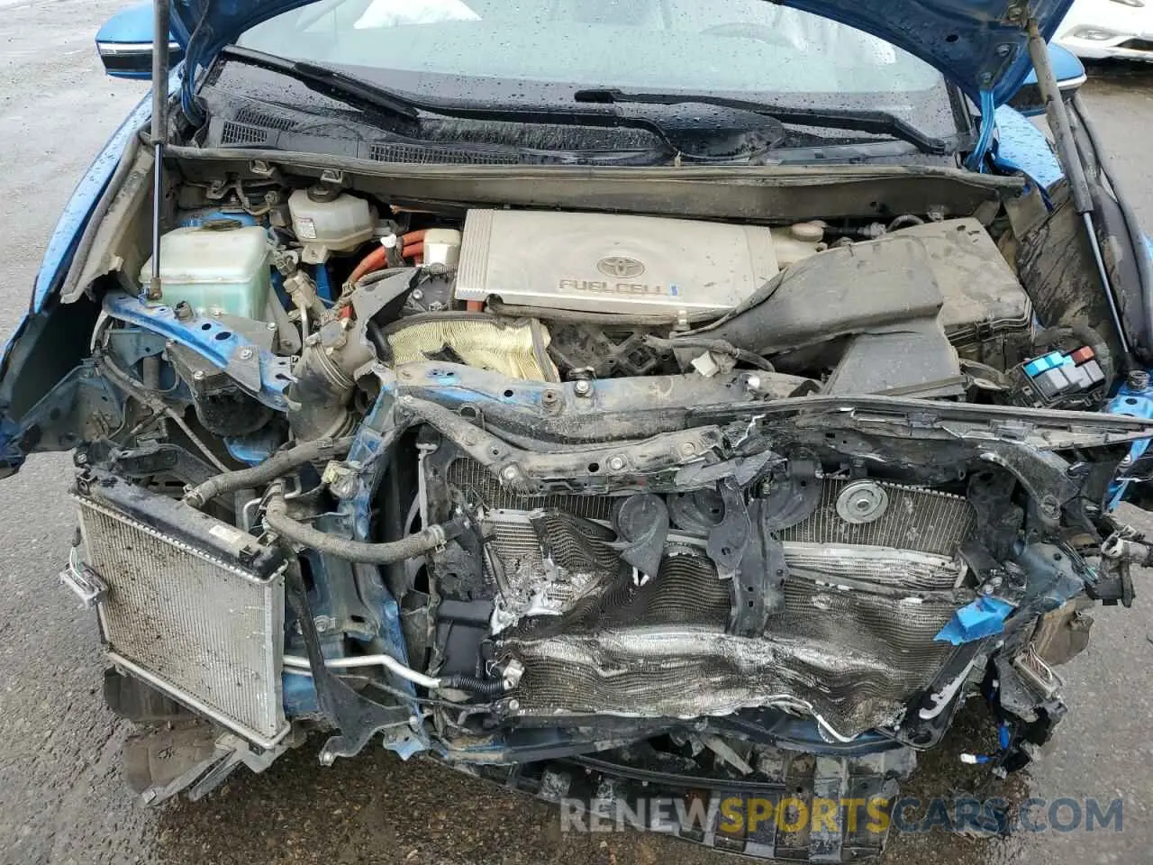 11 Photograph of a damaged car JTDBVRBD5KA005982 TOYOTA MIRAI 2019