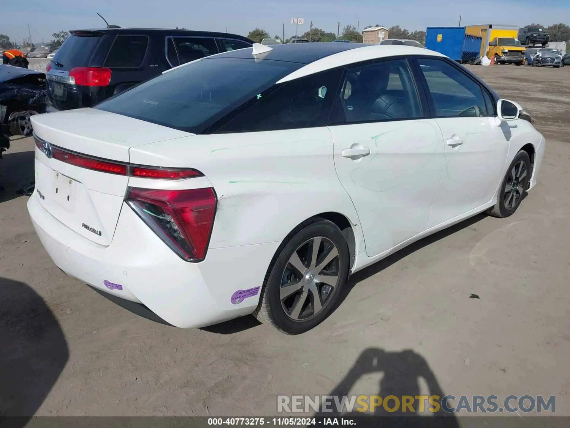 4 Photograph of a damaged car JTDBVRBD5KA006551 TOYOTA MIRAI 2019