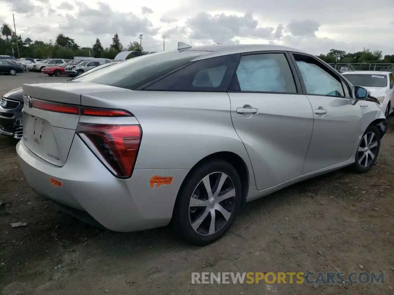 4 Photograph of a damaged car JTDBVRBD5KA006856 TOYOTA MIRAI 2019