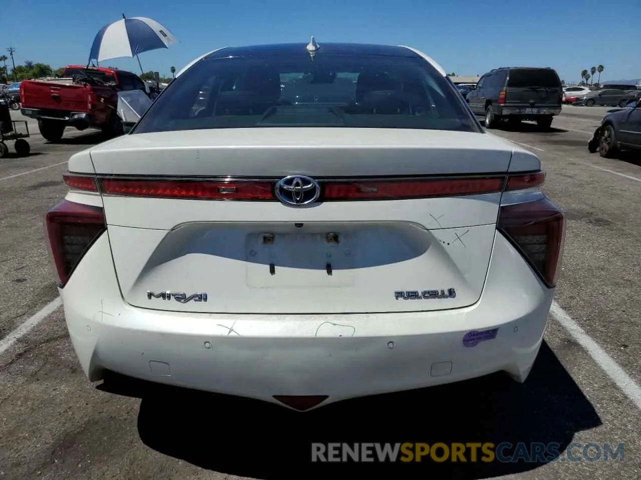 6 Photograph of a damaged car JTDBVRBD6KA006364 TOYOTA MIRAI 2019
