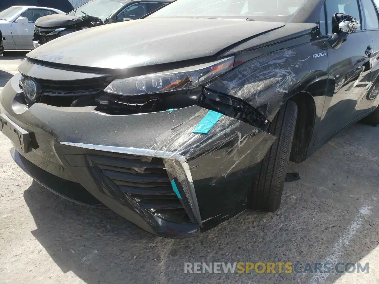 9 Photograph of a damaged car JTDBVRBD7KA005840 TOYOTA MIRAI 2019