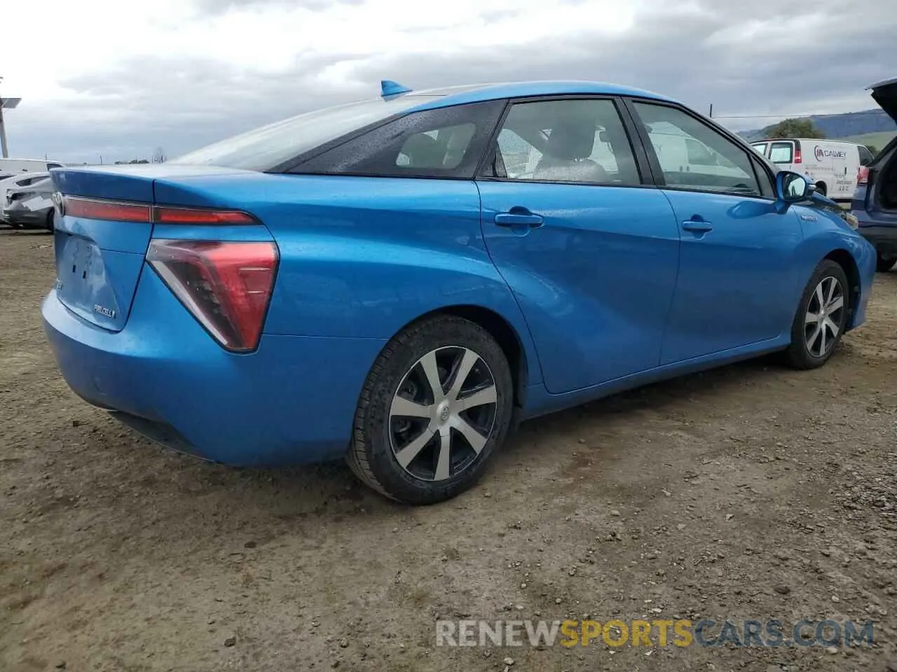 3 Photograph of a damaged car JTDBVRBD7KA005885 TOYOTA MIRAI 2019