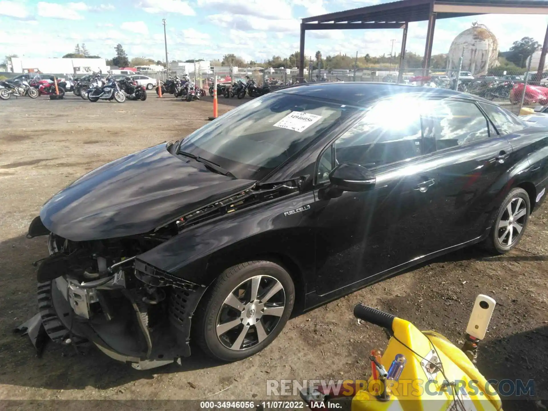 2 Photograph of a damaged car JTDBVRBD8KA005944 TOYOTA MIRAI 2019