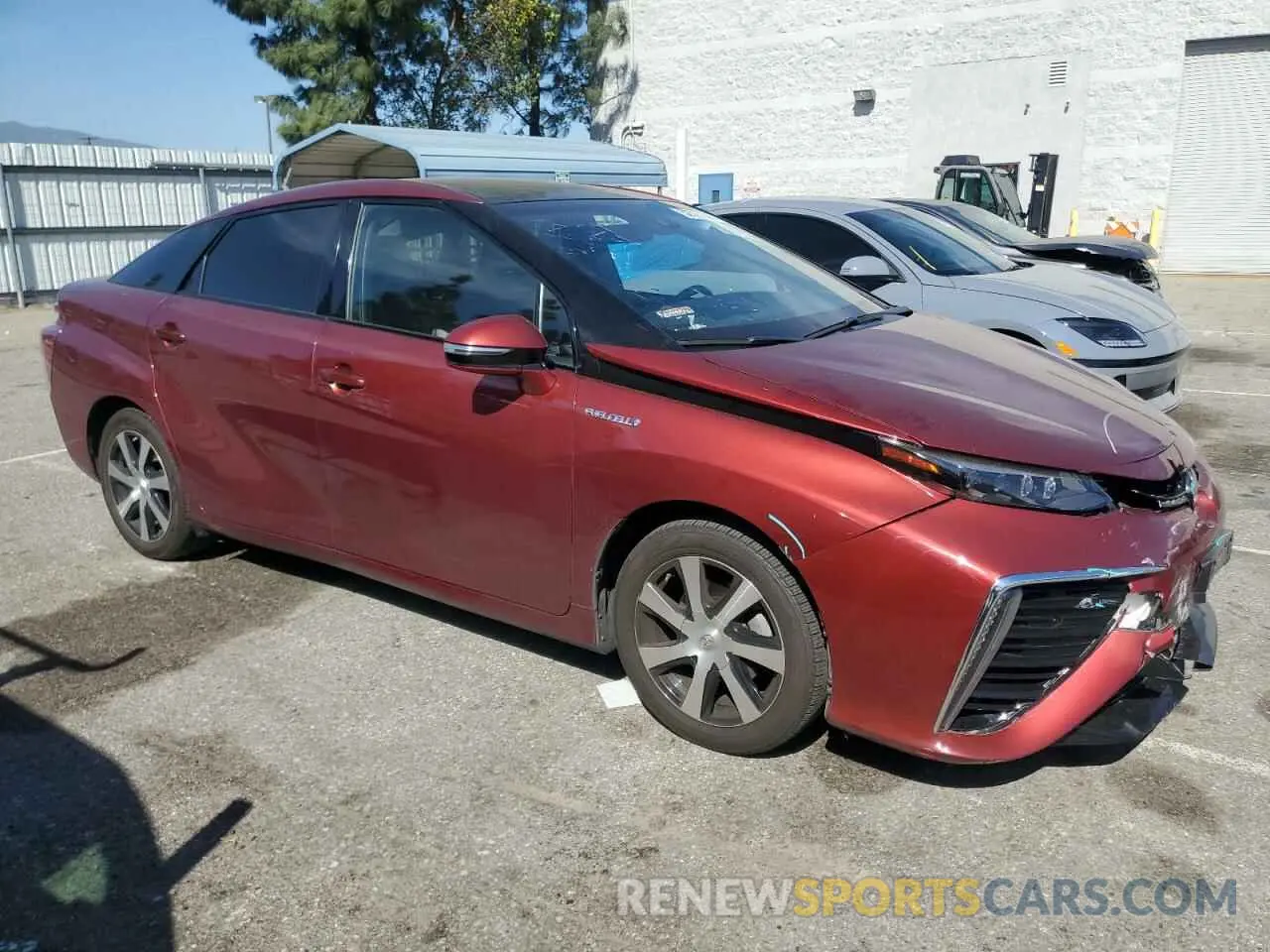 4 Photograph of a damaged car JTDBVRBD8KA006253 TOYOTA MIRAI 2019