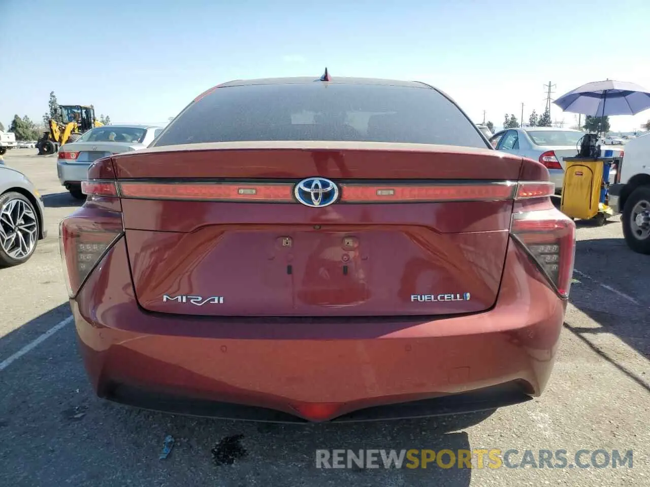 6 Photograph of a damaged car JTDBVRBD8KA006253 TOYOTA MIRAI 2019