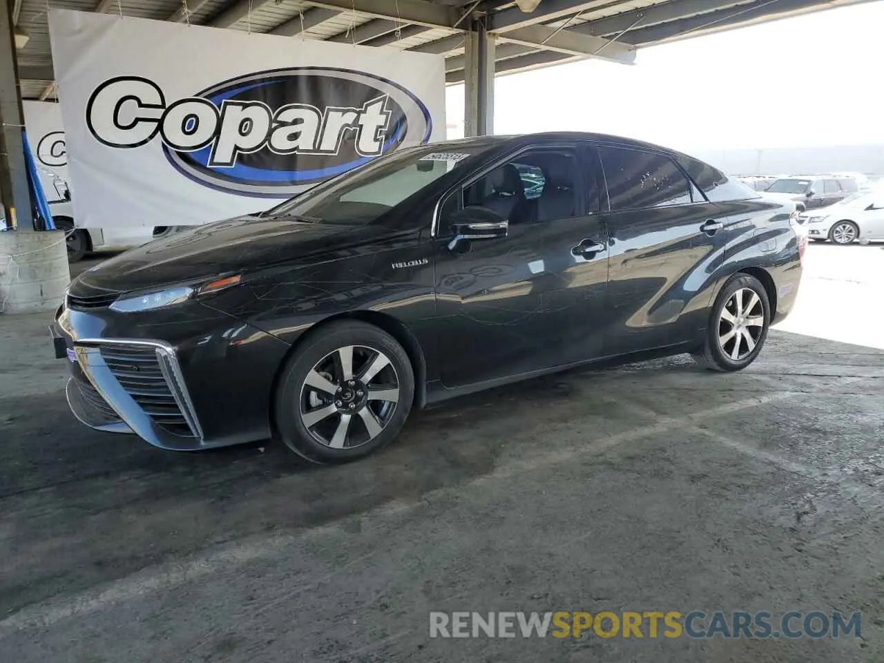 1 Photograph of a damaged car JTDBVRBD8KA006690 TOYOTA MIRAI 2019