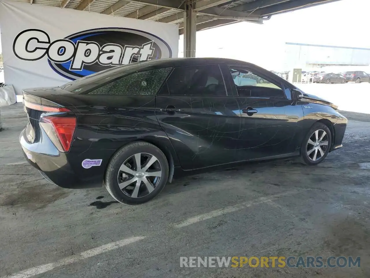 3 Photograph of a damaged car JTDBVRBD8KA006690 TOYOTA MIRAI 2019
