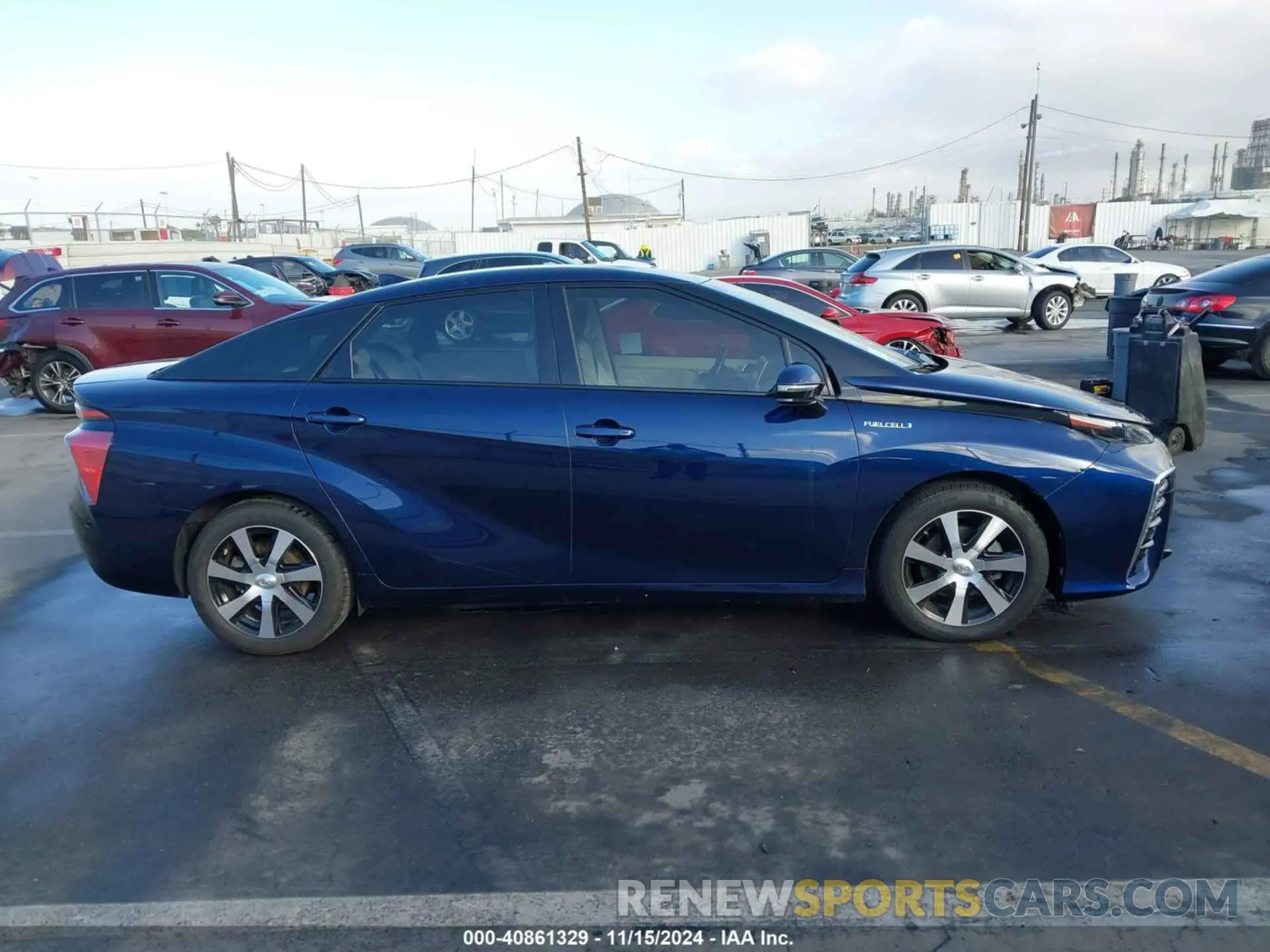 13 Photograph of a damaged car JTDBVRBD9KA006603 TOYOTA MIRAI 2019
