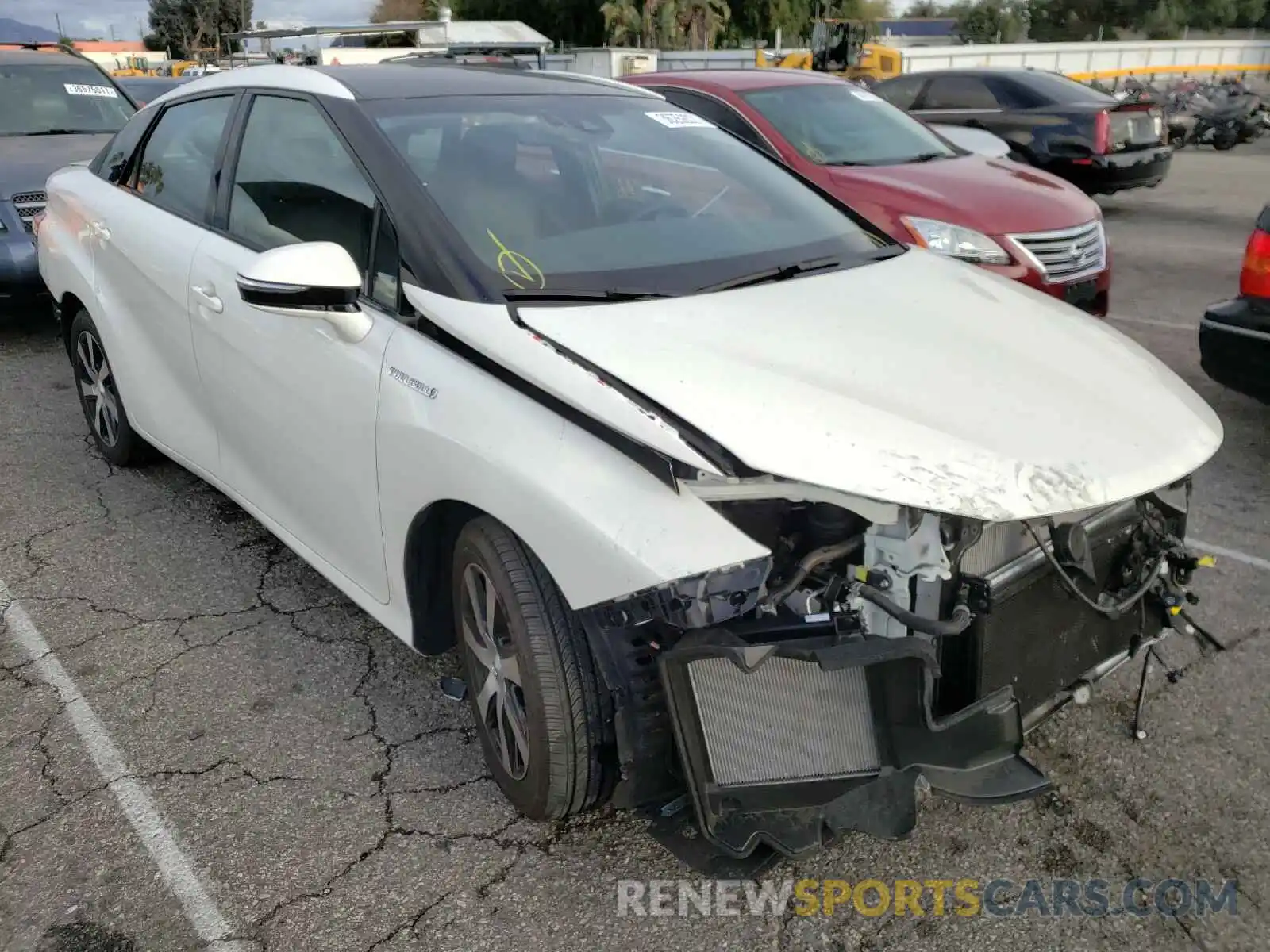 1 Photograph of a damaged car JTDBVRBD9KA007279 TOYOTA MIRAI 2019