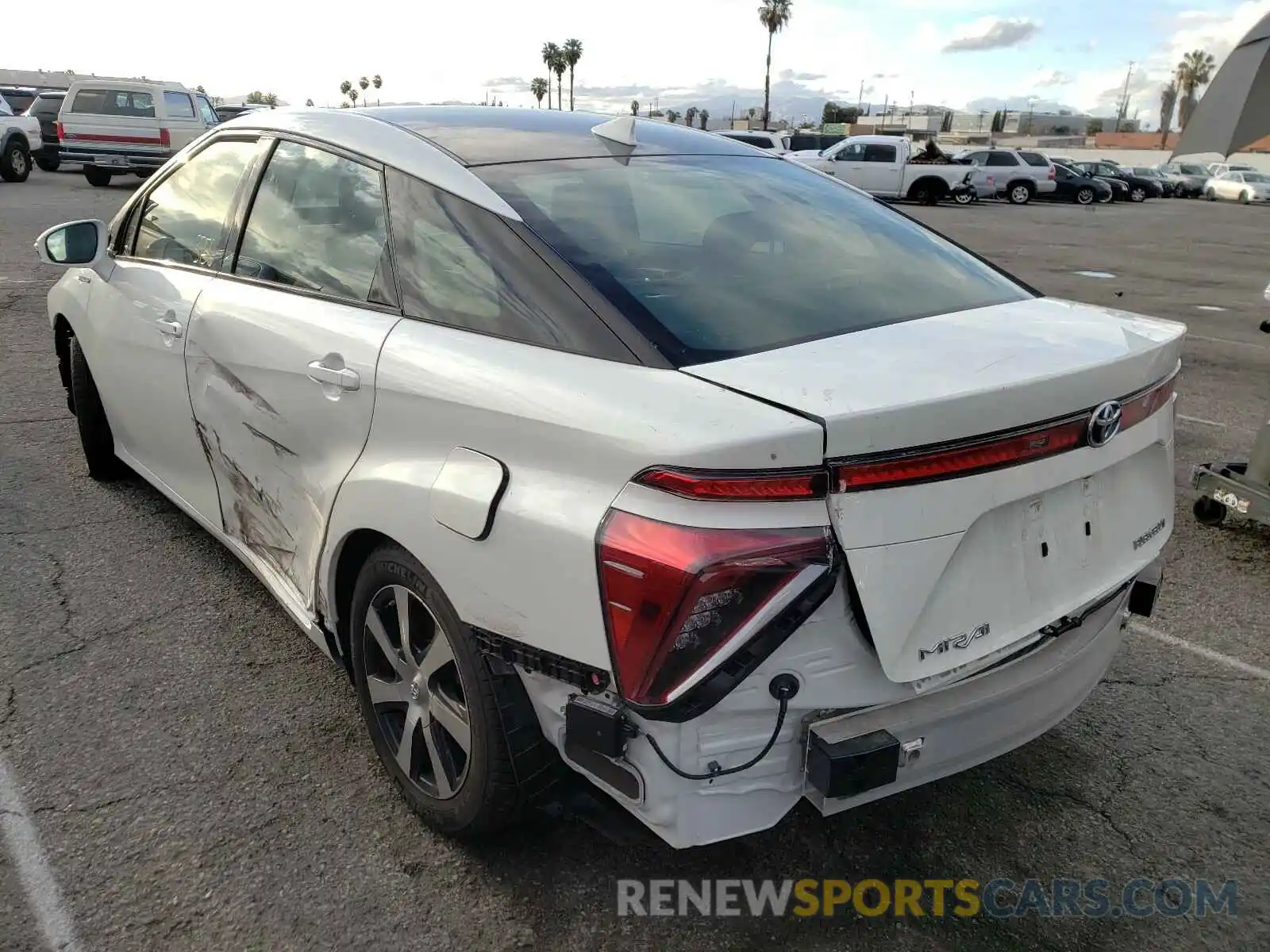 3 Photograph of a damaged car JTDBVRBD9KA007279 TOYOTA MIRAI 2019