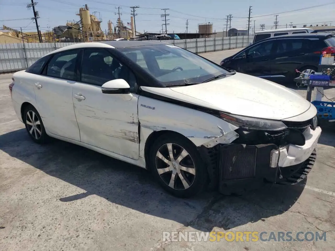4 Photograph of a damaged car JTDBVRBD9KA007394 TOYOTA MIRAI 2019