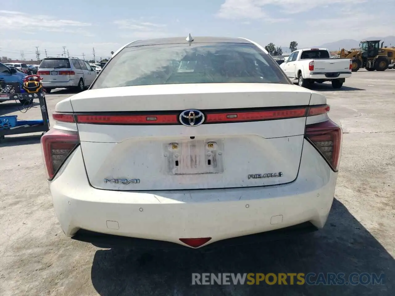 6 Photograph of a damaged car JTDBVRBD9KA007394 TOYOTA MIRAI 2019