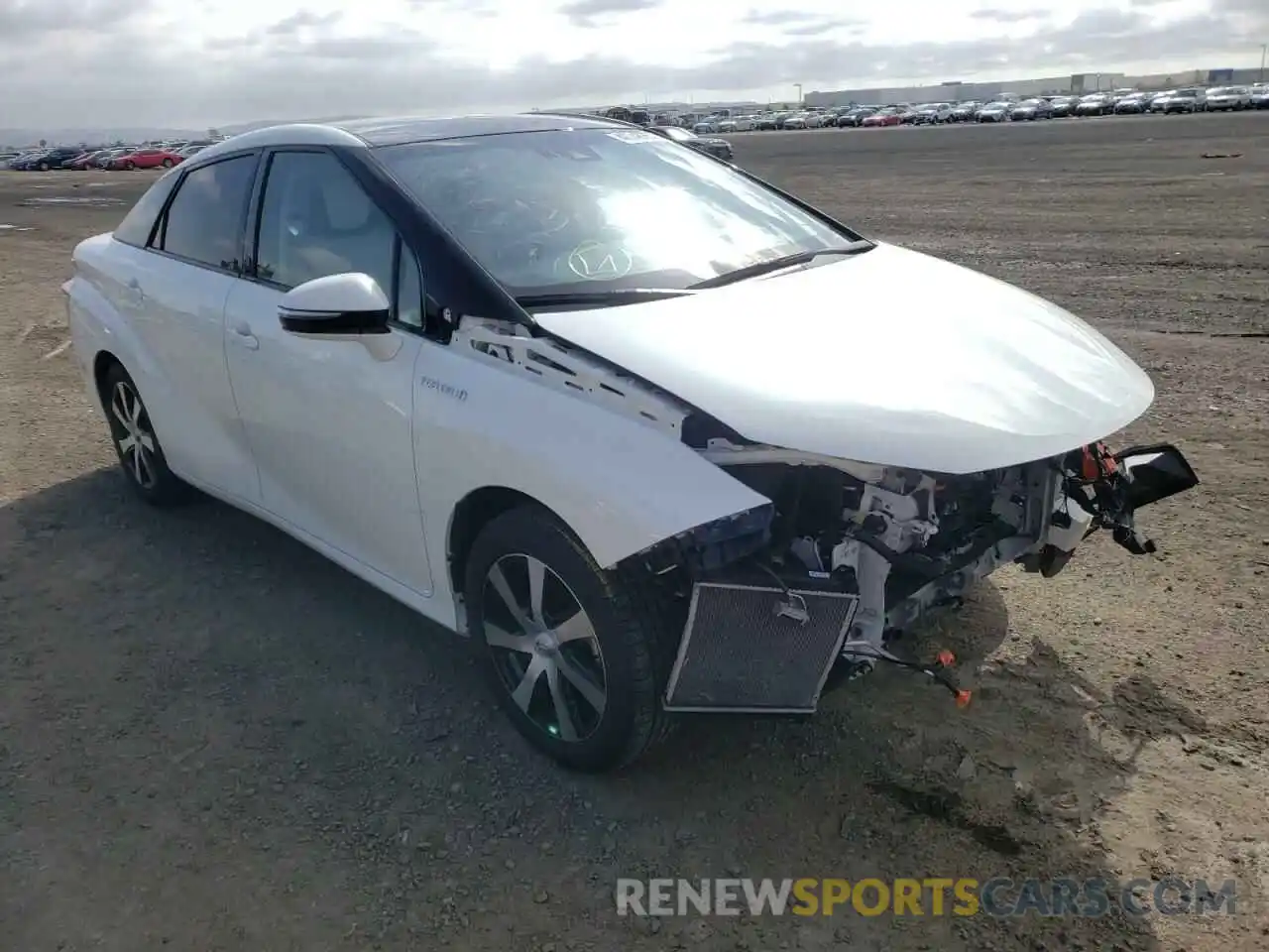 1 Photograph of a damaged car JTDBVRBDXKA005556 TOYOTA MIRAI 2019