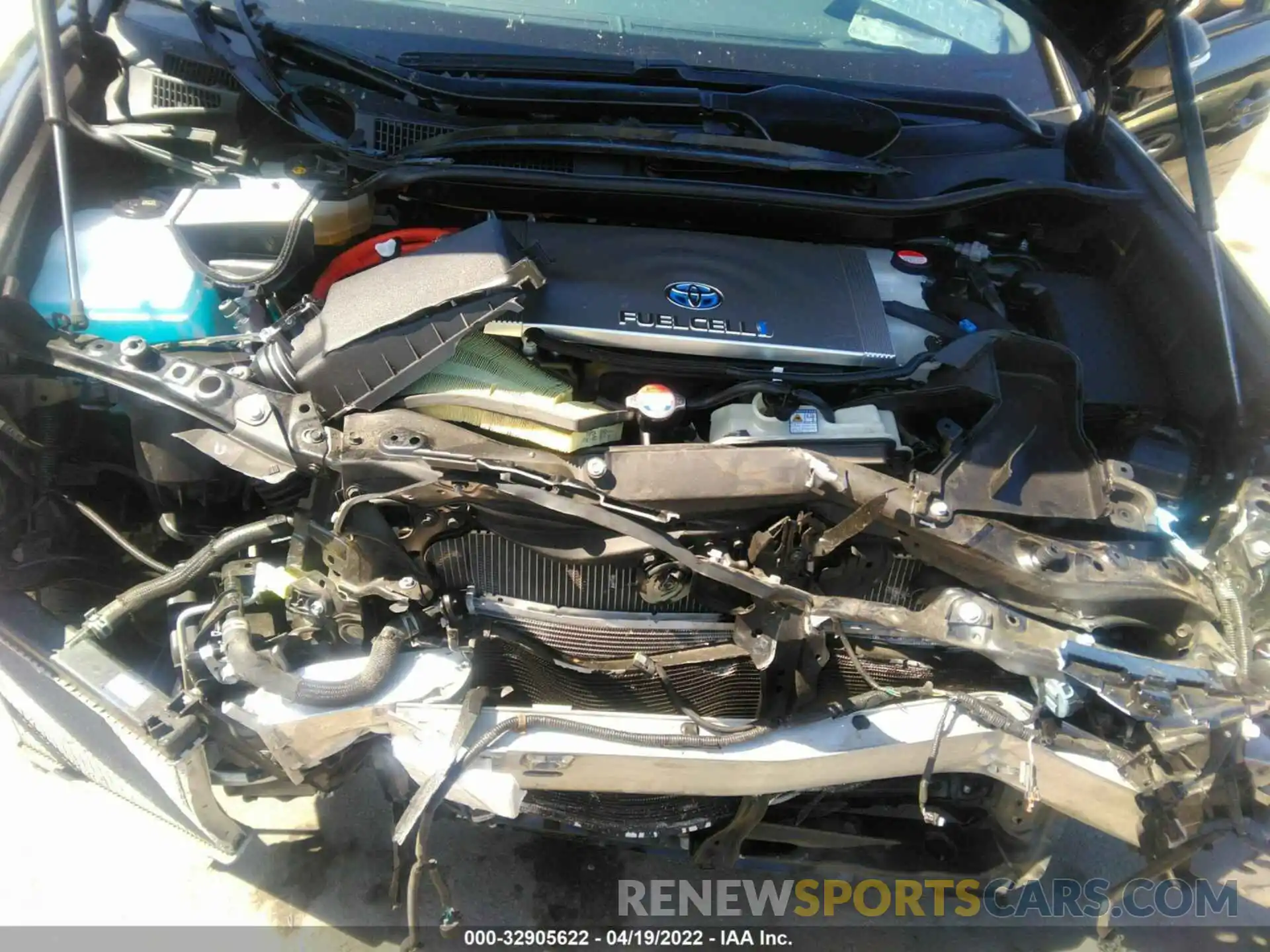 10 Photograph of a damaged car JTDBVRBDXKA005900 TOYOTA MIRAI 2019