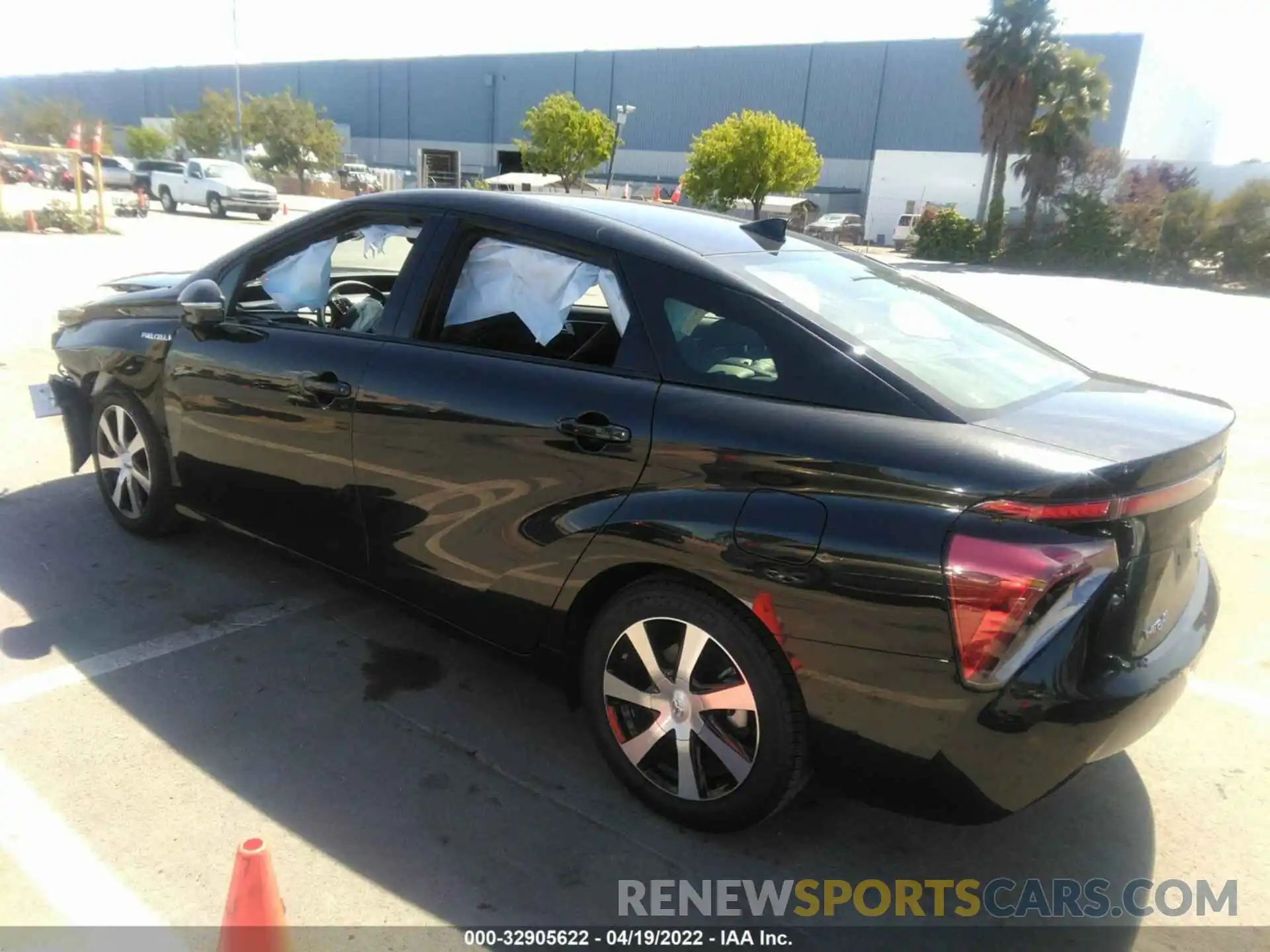 3 Photograph of a damaged car JTDBVRBDXKA005900 TOYOTA MIRAI 2019