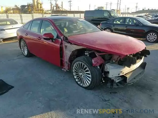 11 Photograph of a damaged car JTDAAAAA1MA001558 TOYOTA MIRAI 2021