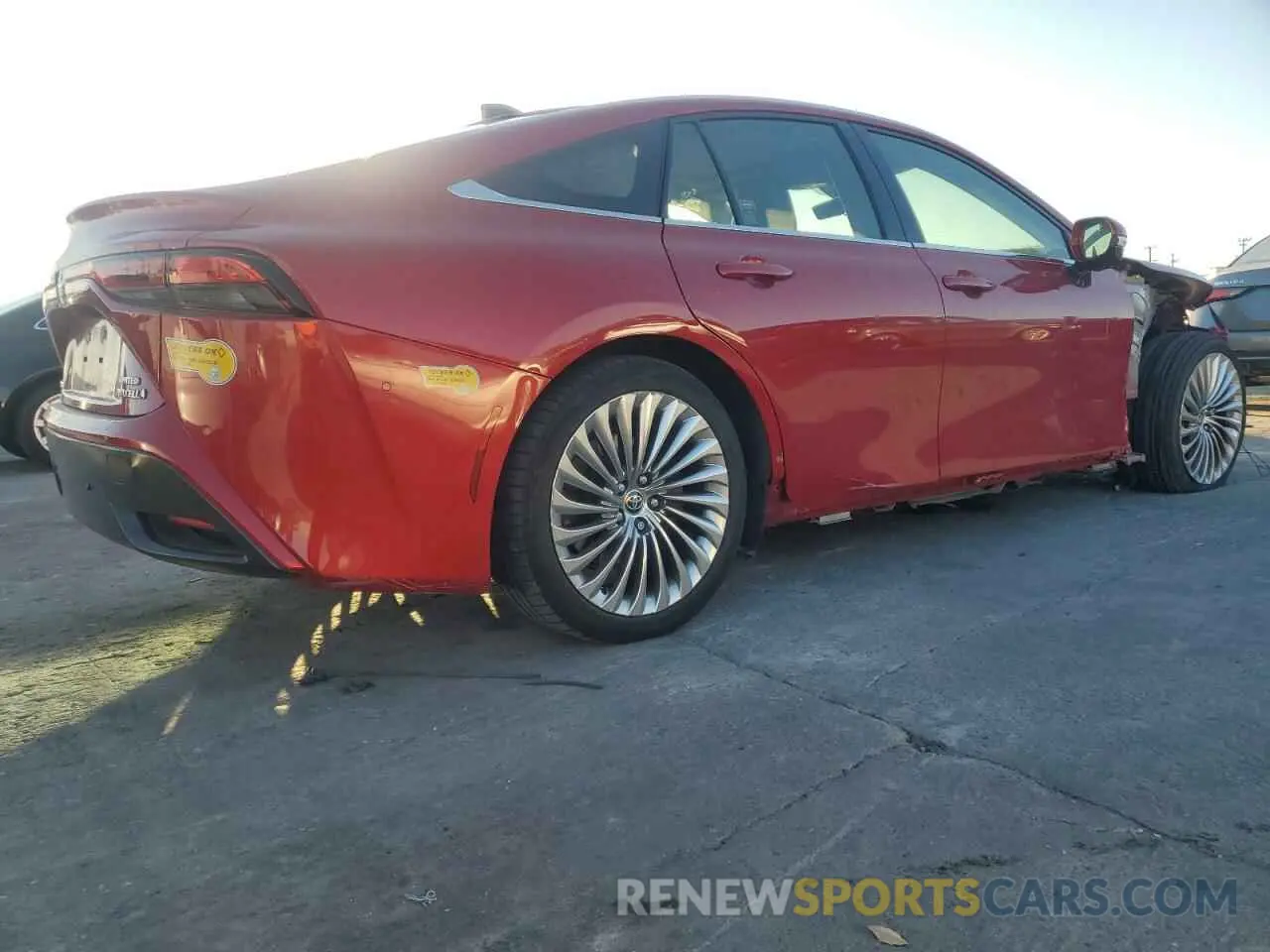 3 Photograph of a damaged car JTDAAAAA1MA001558 TOYOTA MIRAI 2021