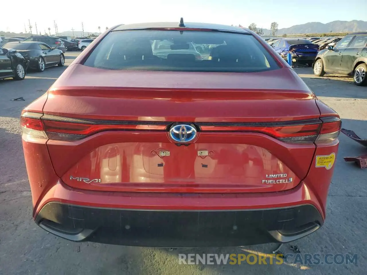 6 Photograph of a damaged car JTDAAAAA1MA001558 TOYOTA MIRAI 2021