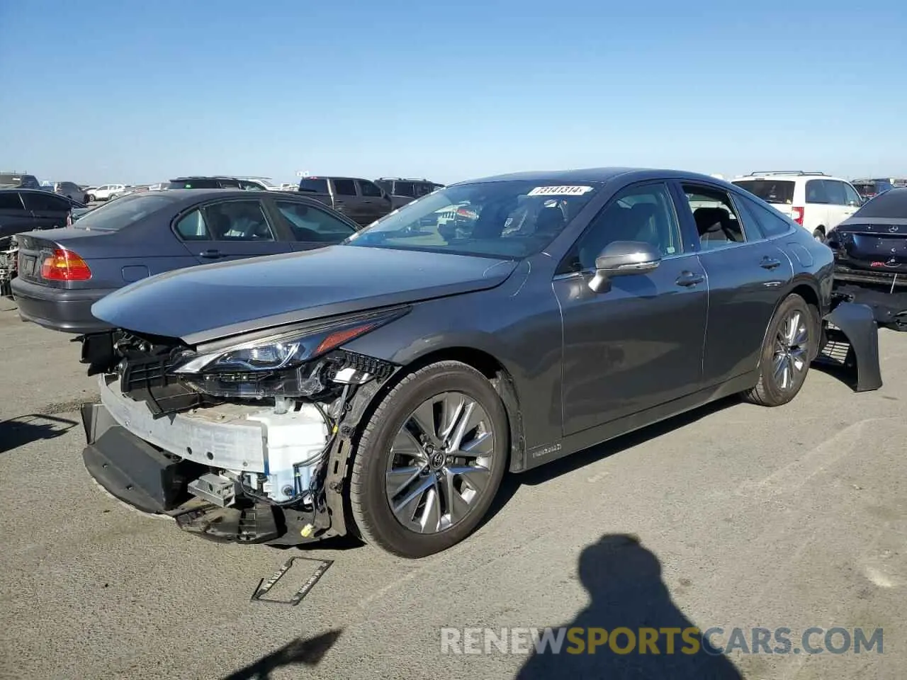 1 Photograph of a damaged car JTDAAAAA2MA001908 TOYOTA MIRAI 2021