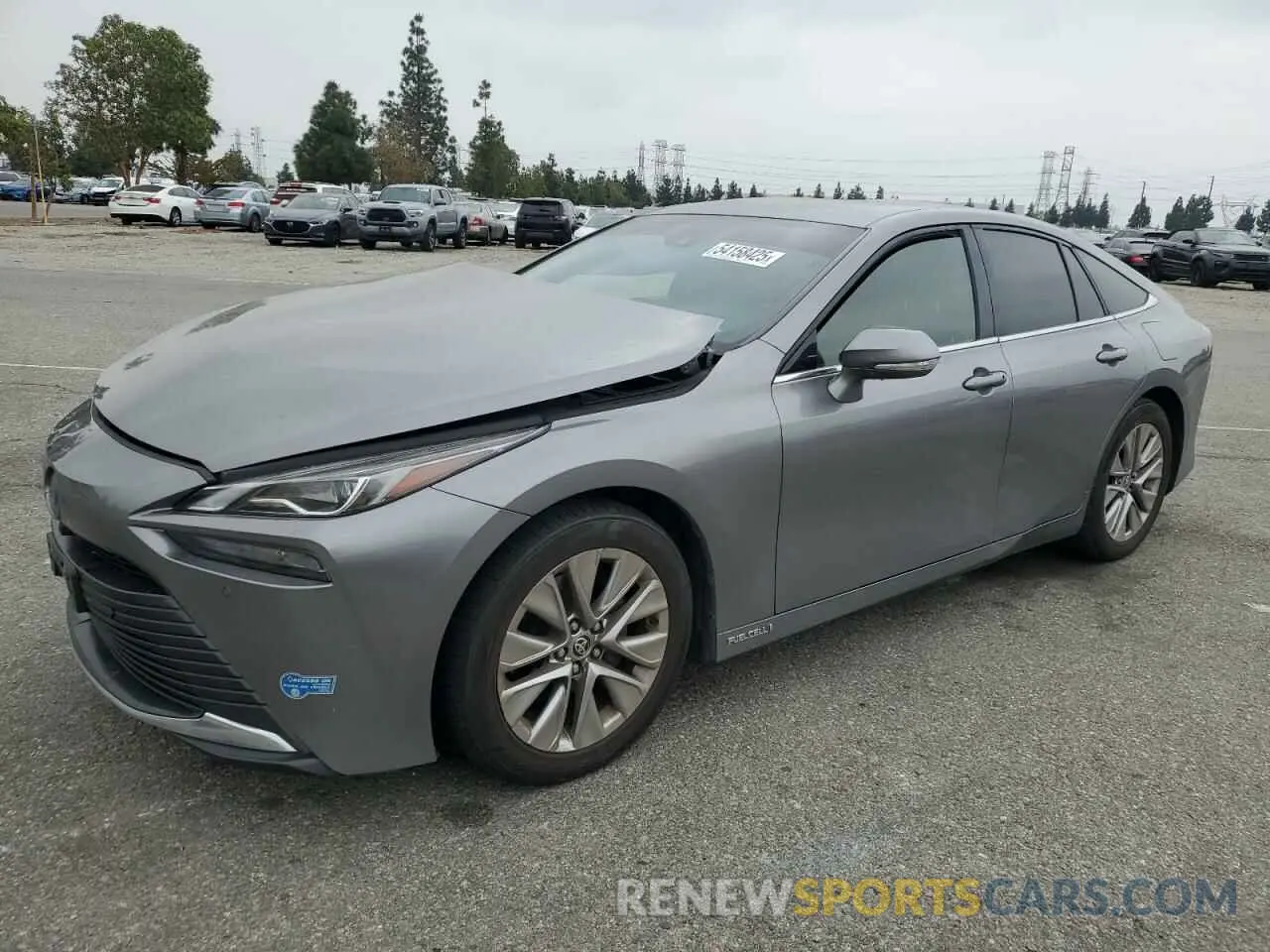 1 Photograph of a damaged car JTDAAAAA3MA001240 TOYOTA MIRAI 2021