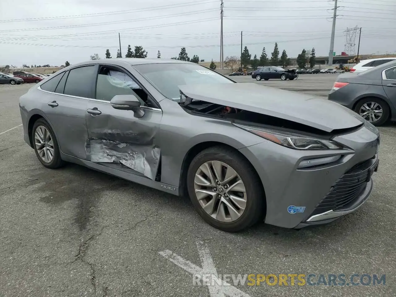 4 Photograph of a damaged car JTDAAAAA3MA001240 TOYOTA MIRAI 2021