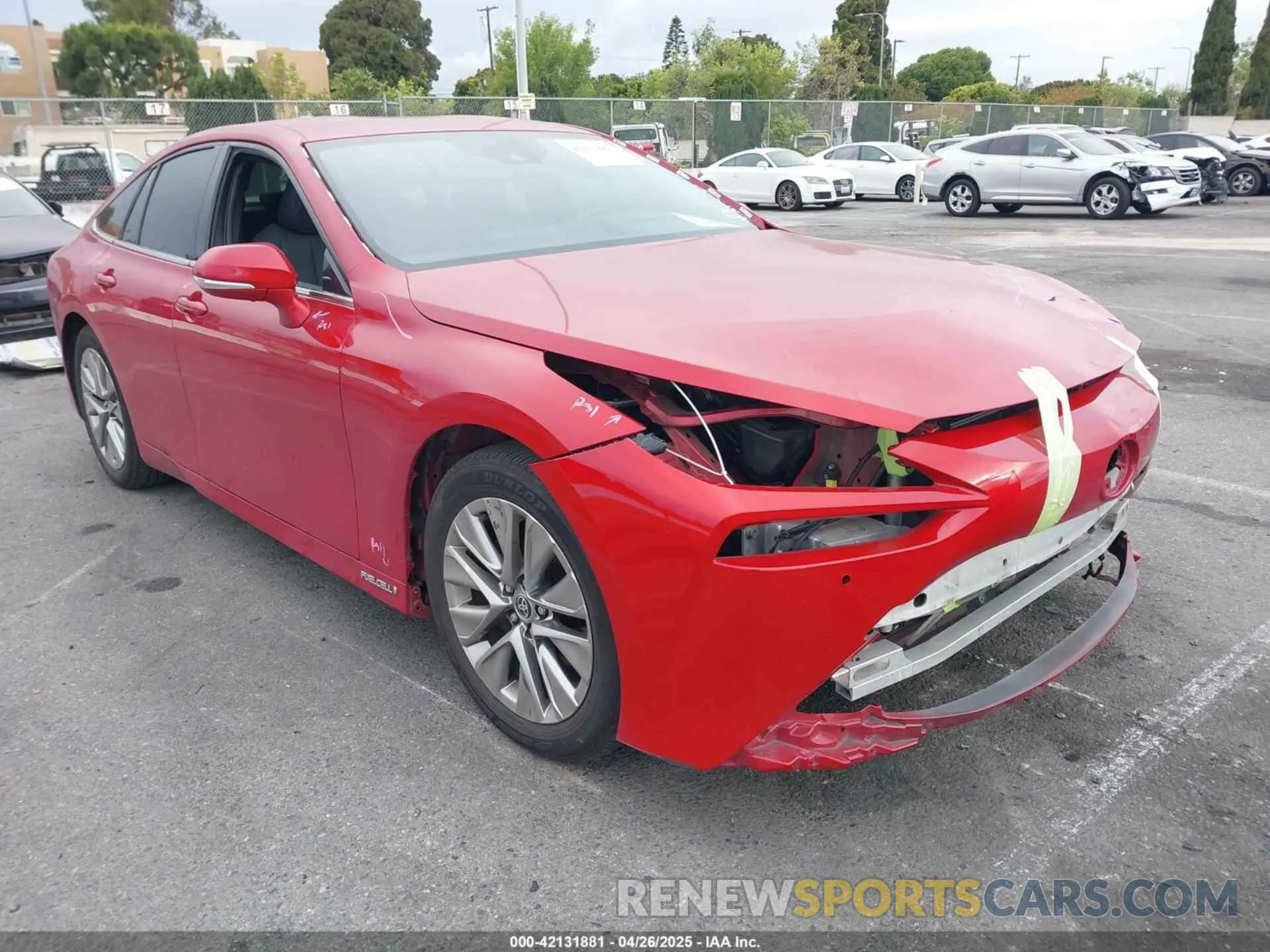1 Photograph of a damaged car JTDAAAAA4MA001098 TOYOTA MIRAI 2021