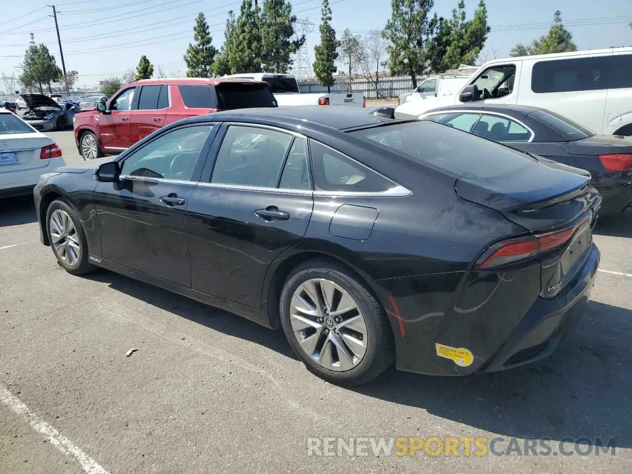 2 Photograph of a damaged car JTDAAAAA4MA001778 TOYOTA MIRAI 2021