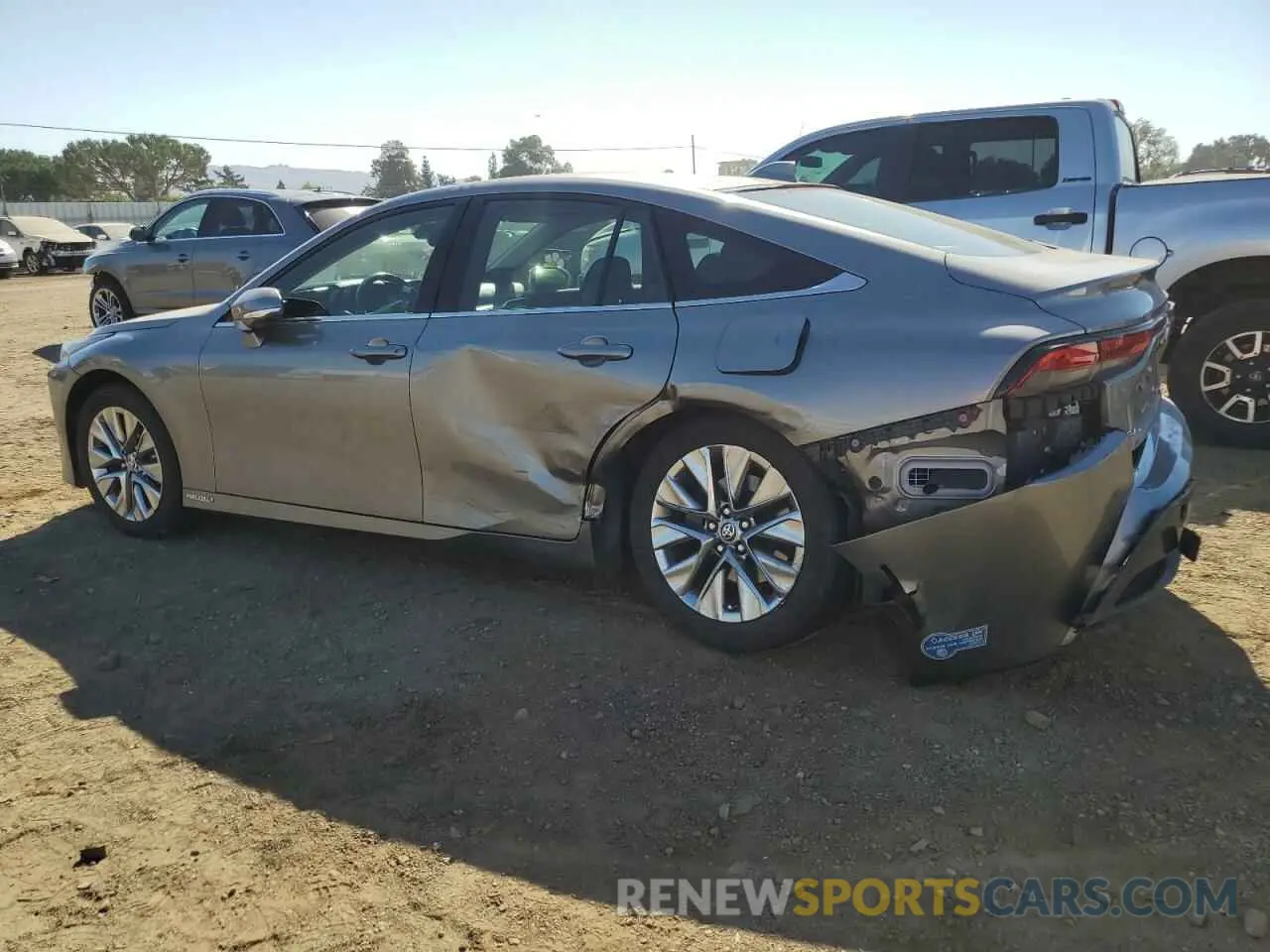 2 Photograph of a damaged car JTDAAAAA7MA003203 TOYOTA MIRAI 2021