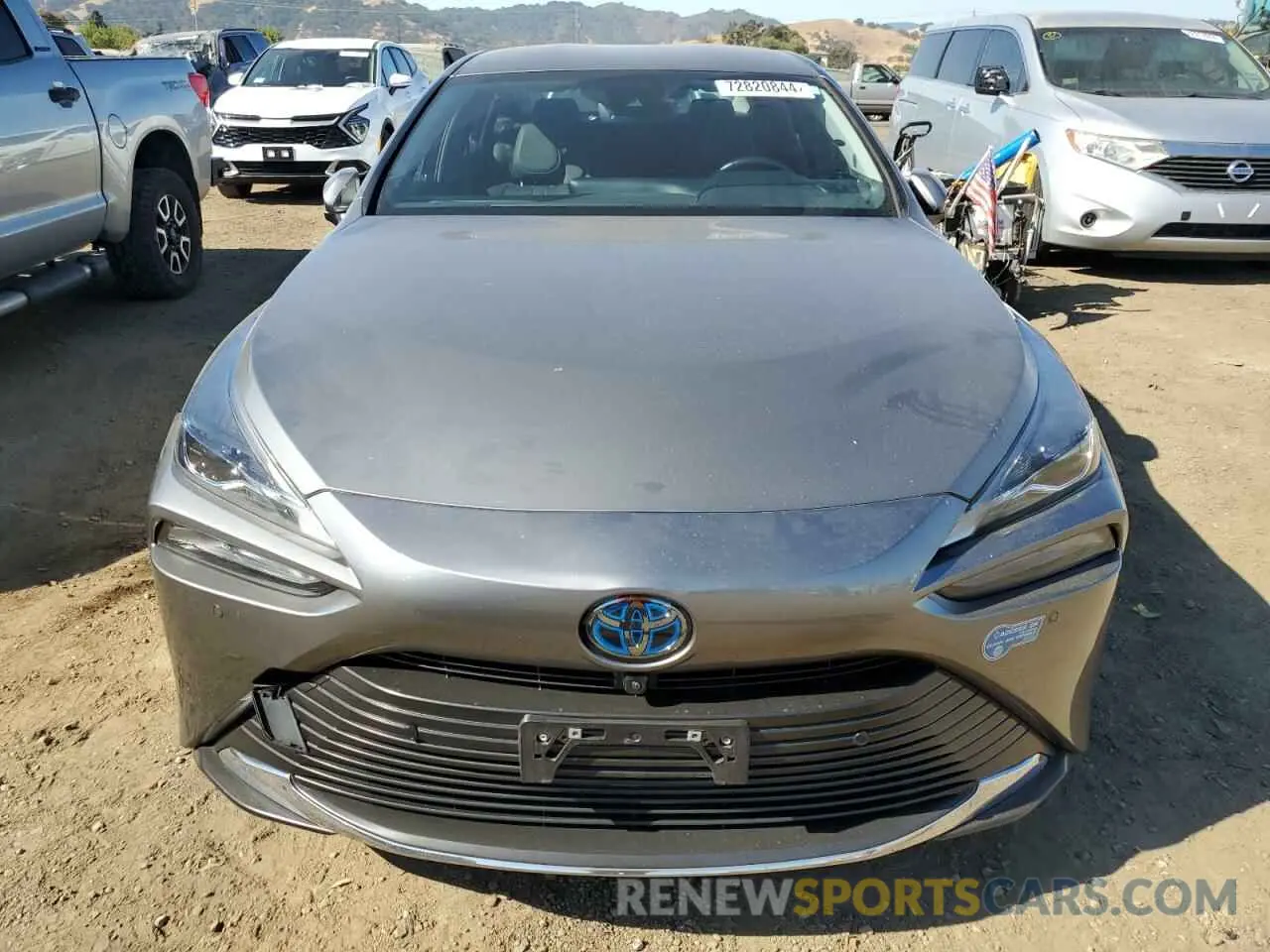 5 Photograph of a damaged car JTDAAAAA7MA003203 TOYOTA MIRAI 2021