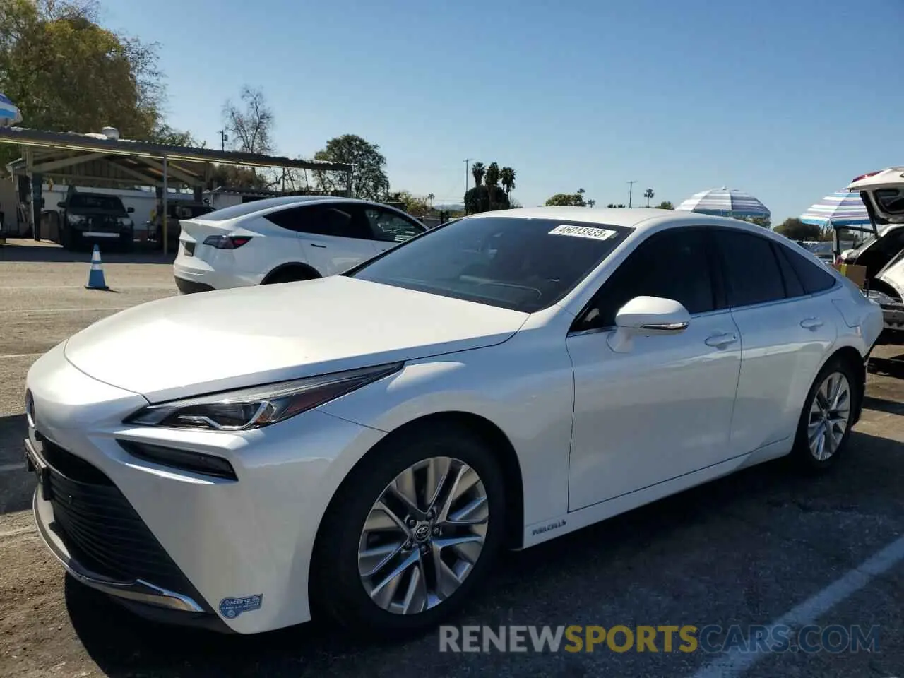 1 Photograph of a damaged car JTDAAAAA8MA001279 TOYOTA MIRAI 2021