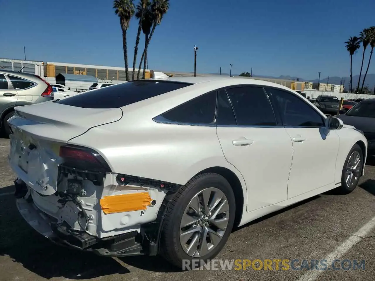 3 Photograph of a damaged car JTDAAAAA8MA001279 TOYOTA MIRAI 2021