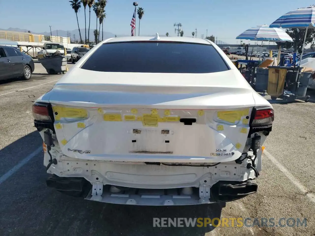 6 Photograph of a damaged car JTDAAAAA8MA001279 TOYOTA MIRAI 2021