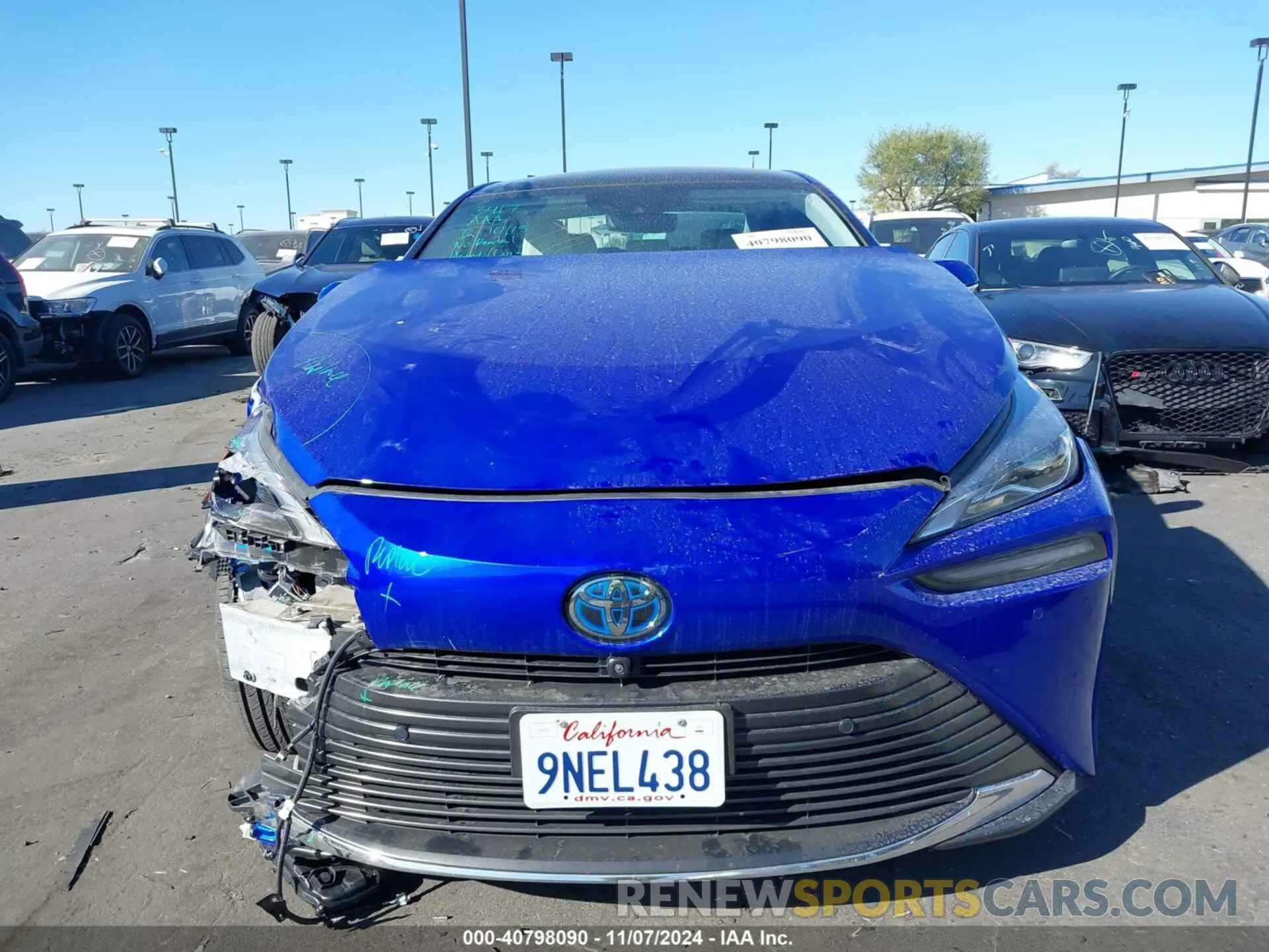 12 Photograph of a damaged car JTDAAAAA9MA001856 TOYOTA MIRAI 2021
