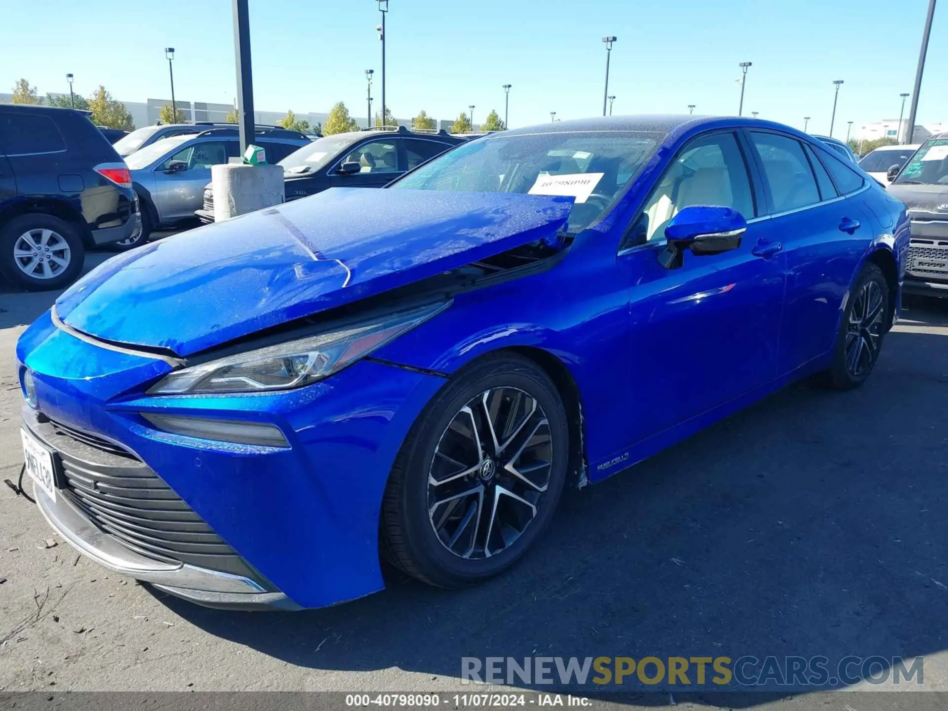 2 Photograph of a damaged car JTDAAAAA9MA001856 TOYOTA MIRAI 2021