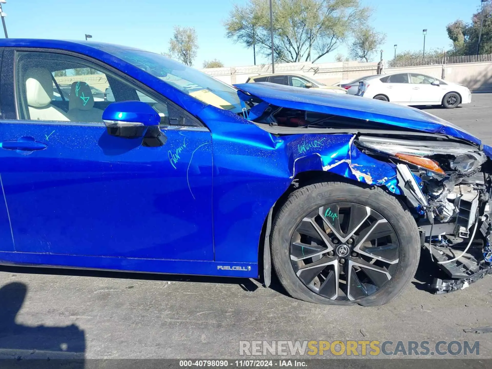 6 Photograph of a damaged car JTDAAAAA9MA001856 TOYOTA MIRAI 2021