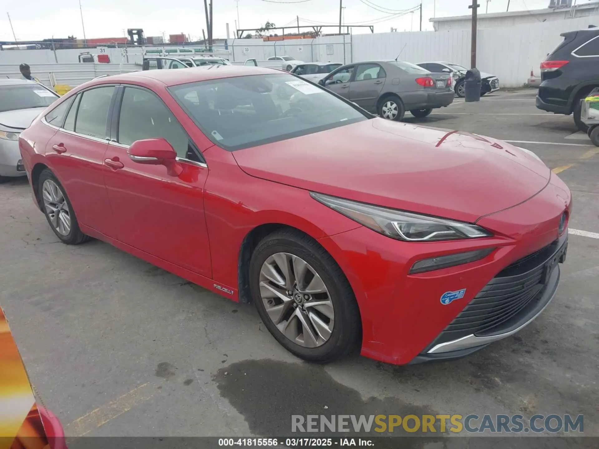 1 Photograph of a damaged car JTDAAAAA9MA003137 TOYOTA MIRAI 2021
