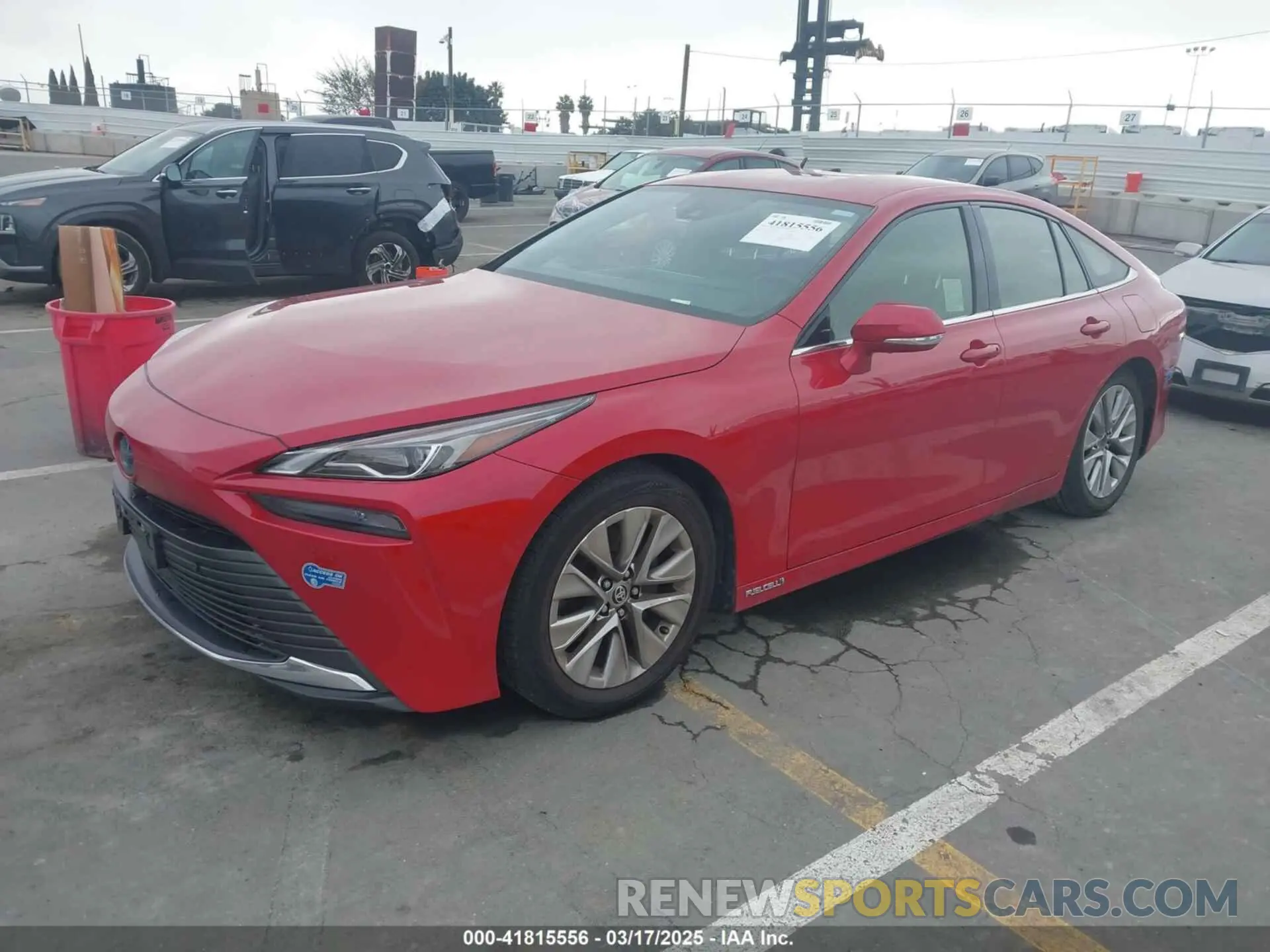 2 Photograph of a damaged car JTDAAAAA9MA003137 TOYOTA MIRAI 2021