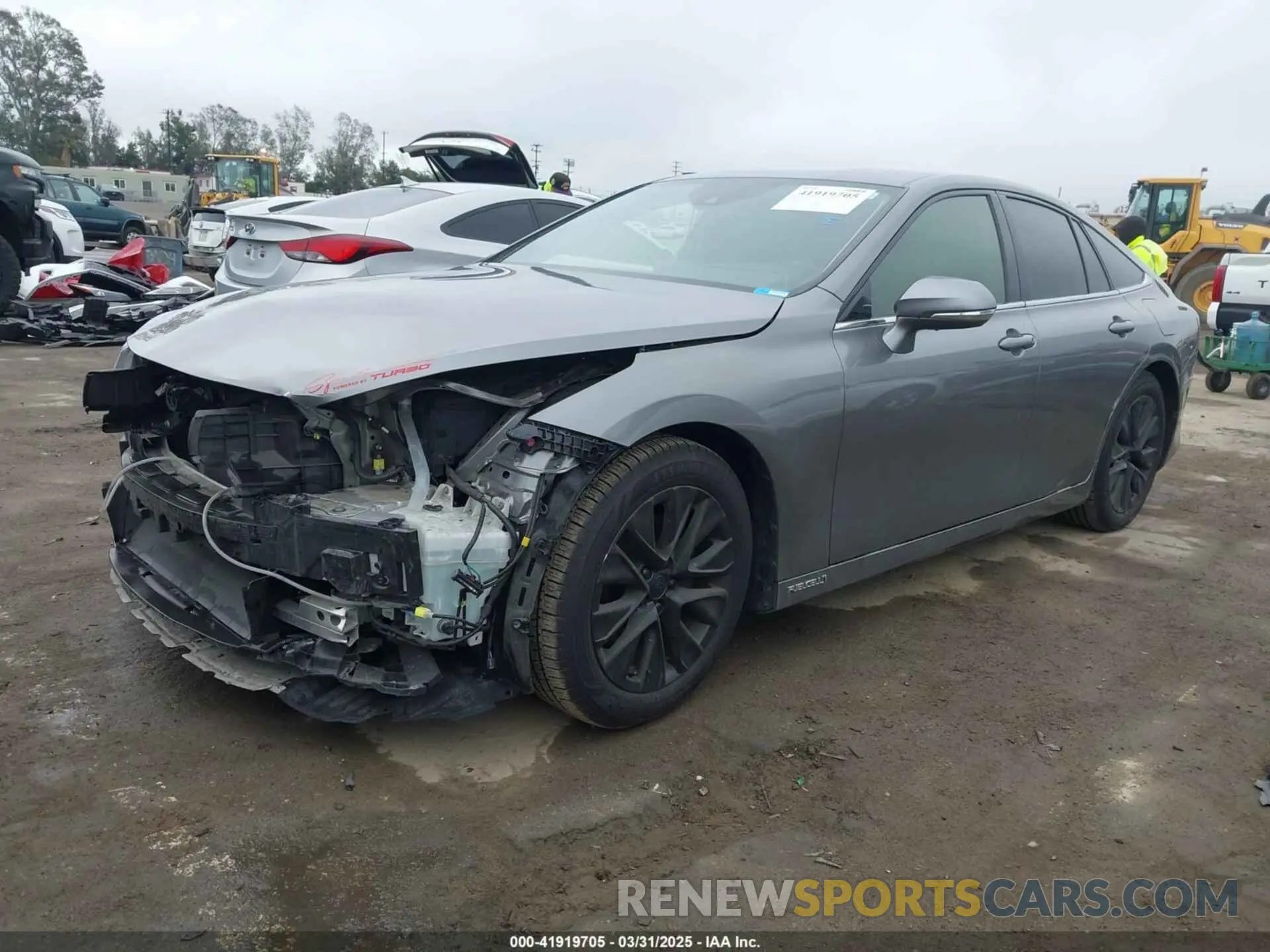 2 Photograph of a damaged car JTDAAAAA0NA004422 TOYOTA MIRAI 2022