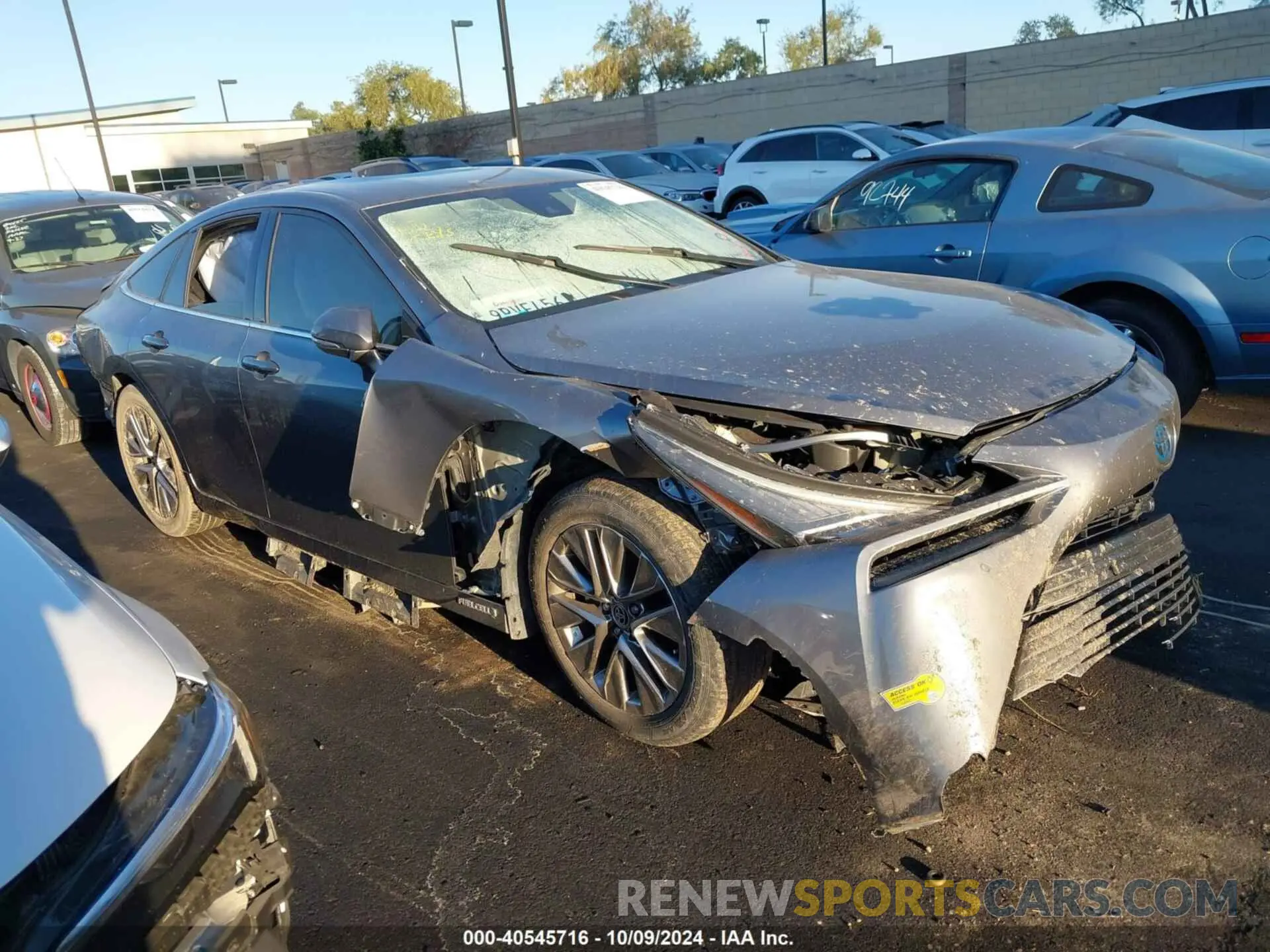 1 Photograph of a damaged car JTDAAAAA1NA005756 TOYOTA MIRAI 2022